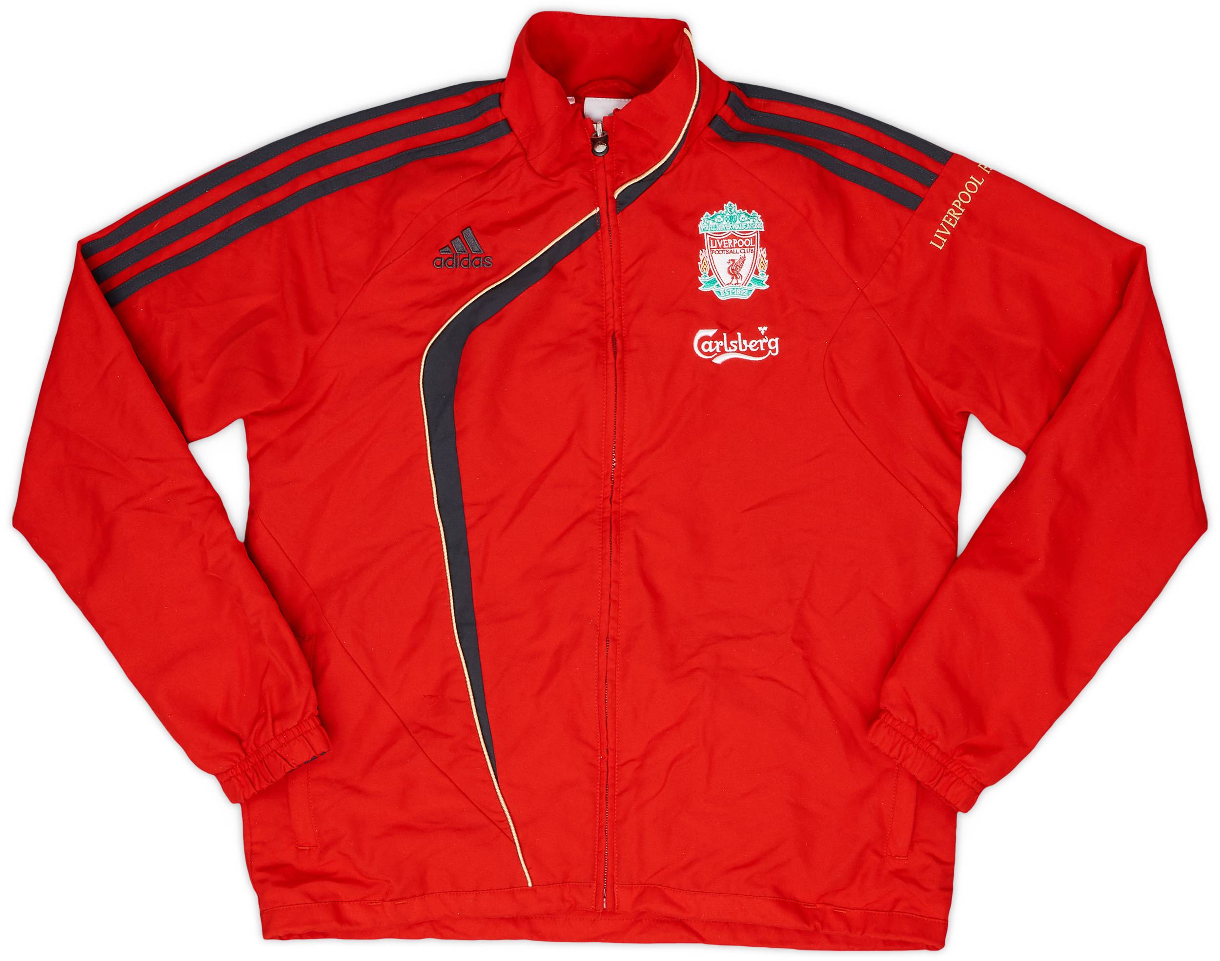 2009-10 Liverpool adidas Track Jacket - 9/10 - (M.Boys)