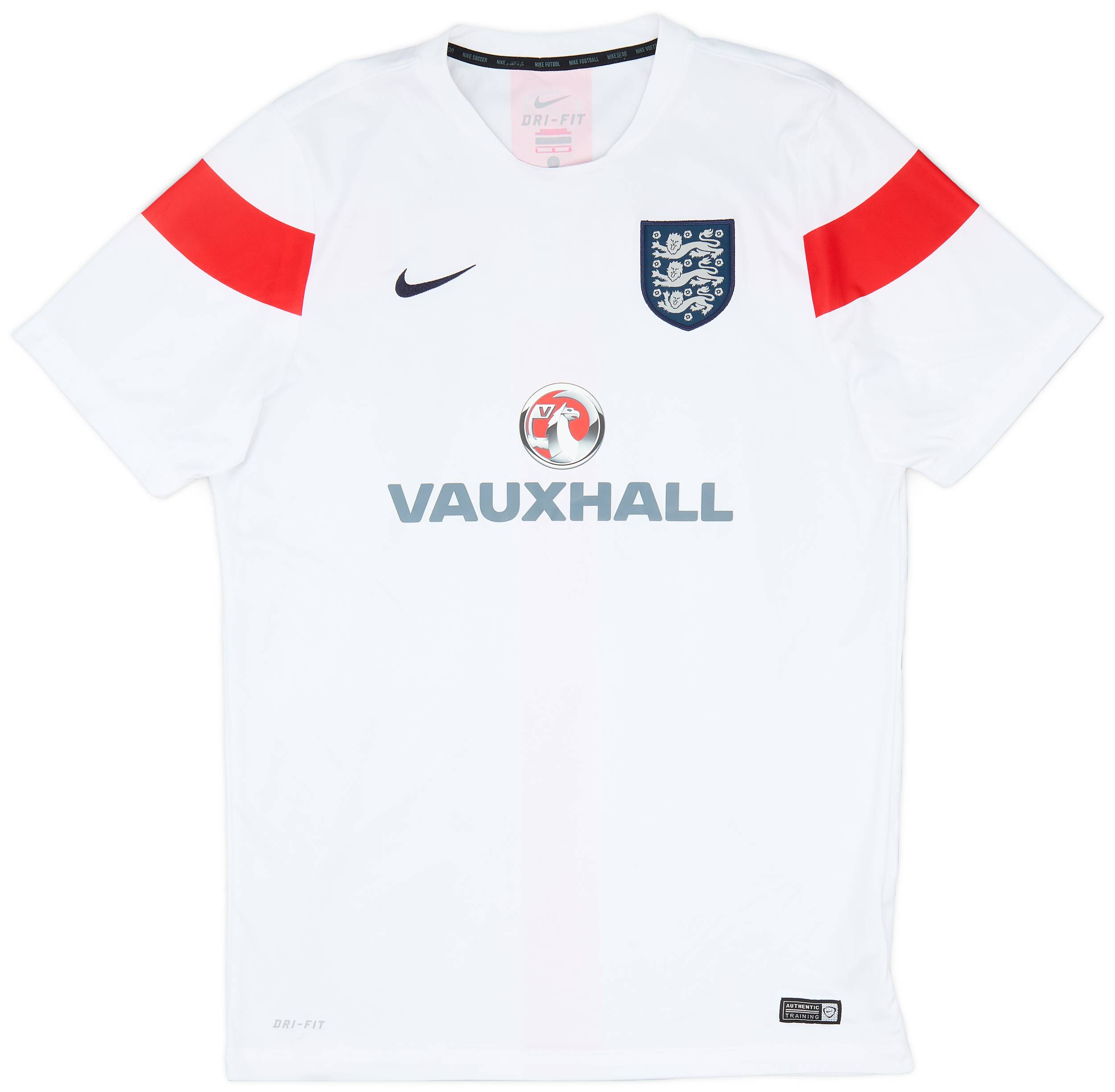 2014-15 England Nike Training Shirt - 9/10 - (L)