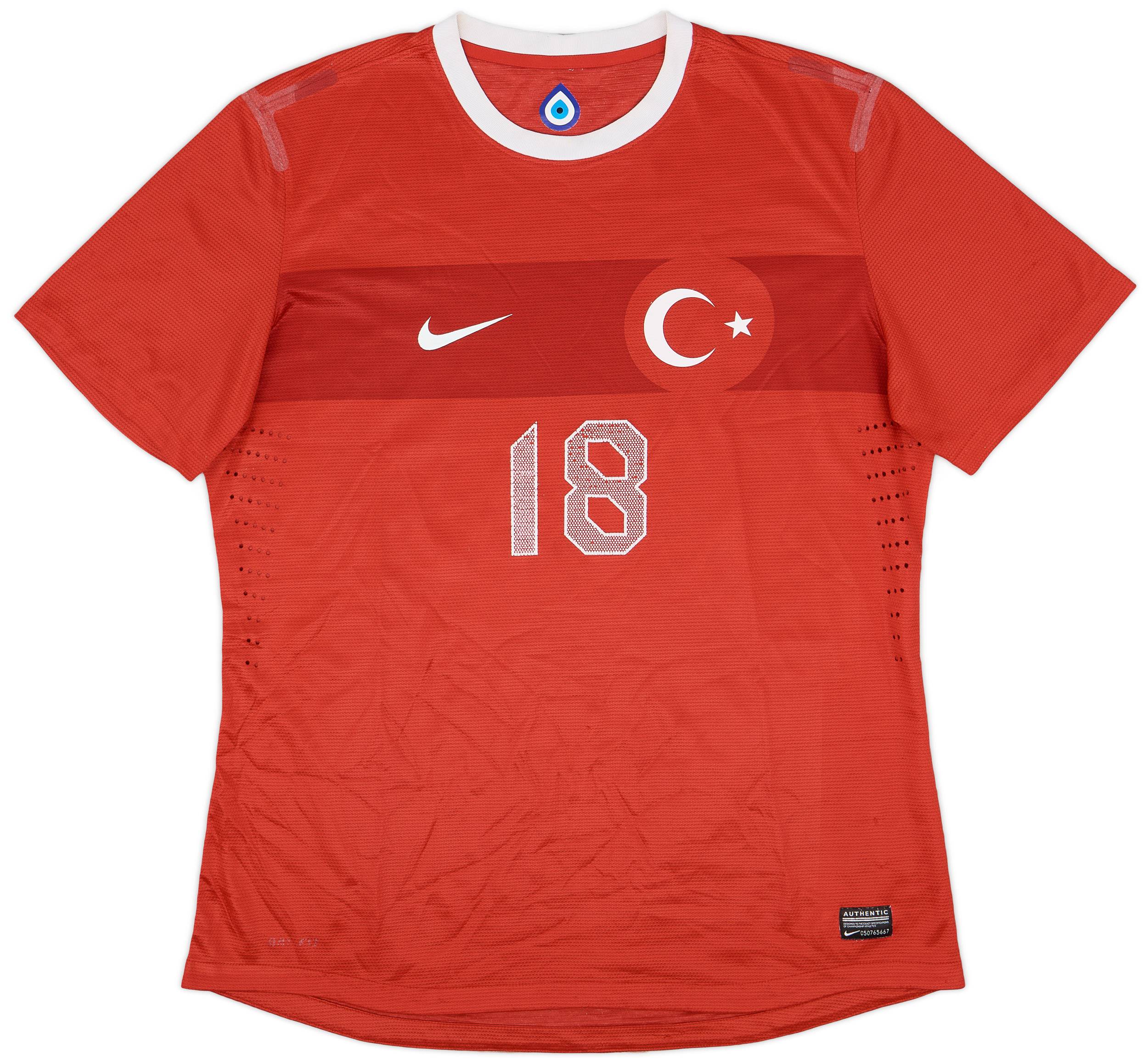 2012-14 Turkey Player Issue Home Shirt #18 - 7/10 - (XL)