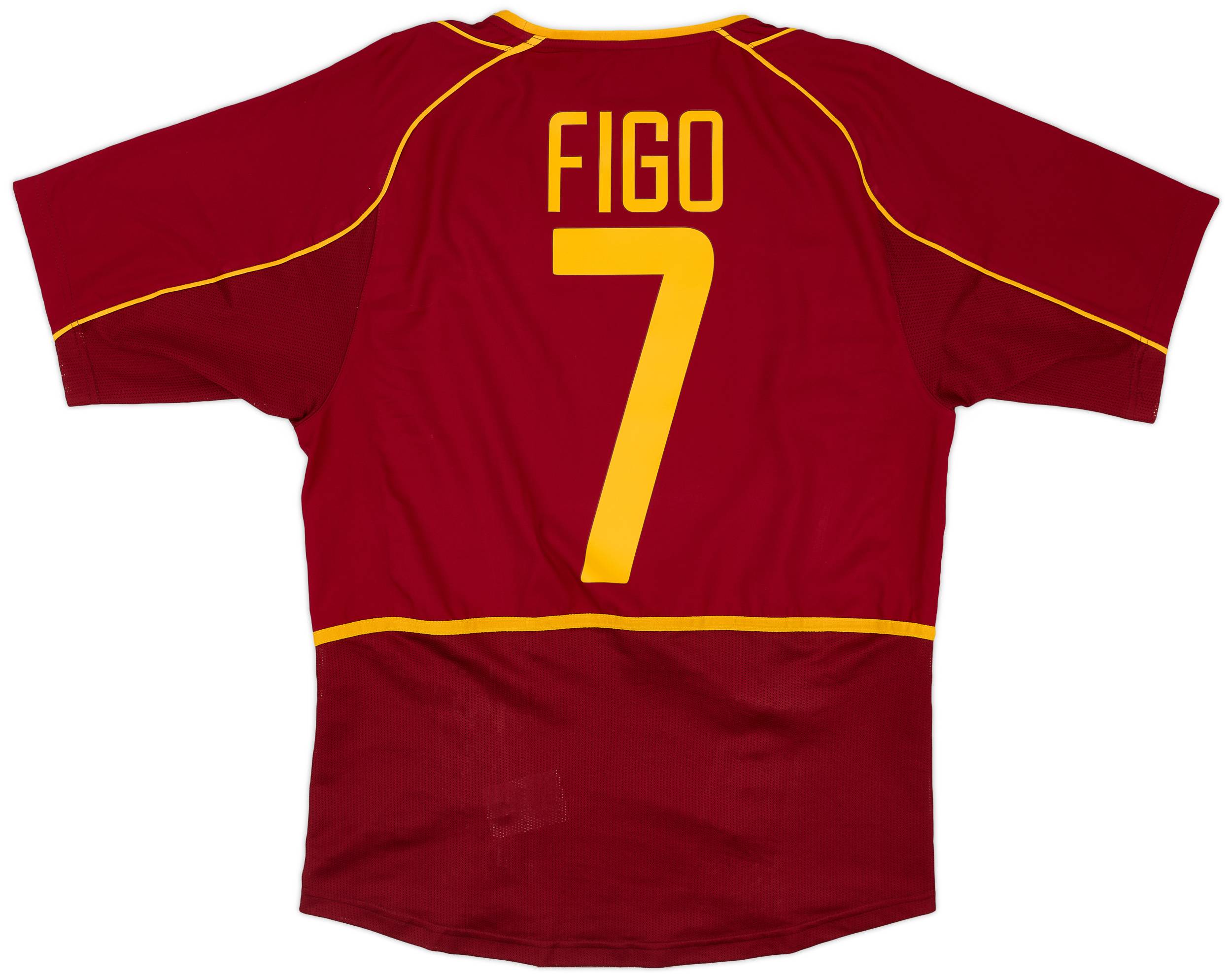 2002-04 Portugal Home Shirt Figo #7 - 7/10 - (S)