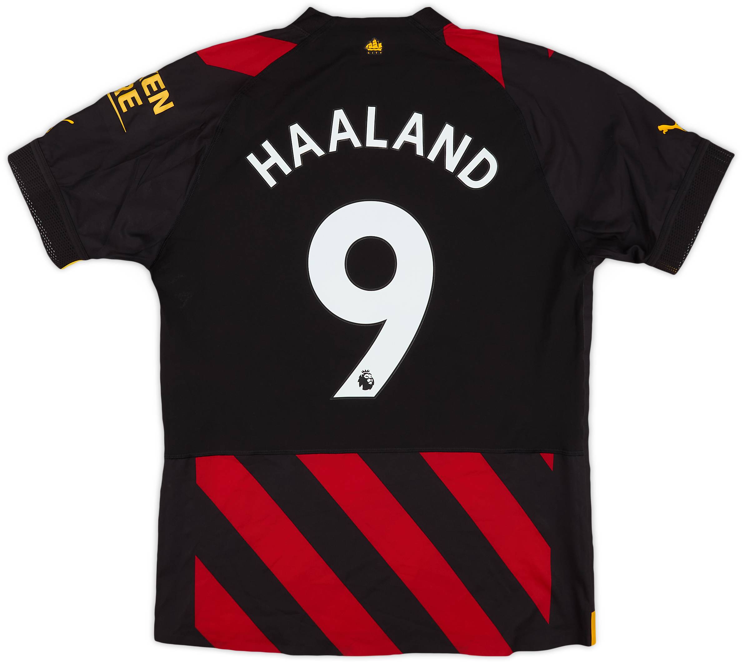 2022-23 Manchester City Authentic Away Shirt Haaland #9 (M)