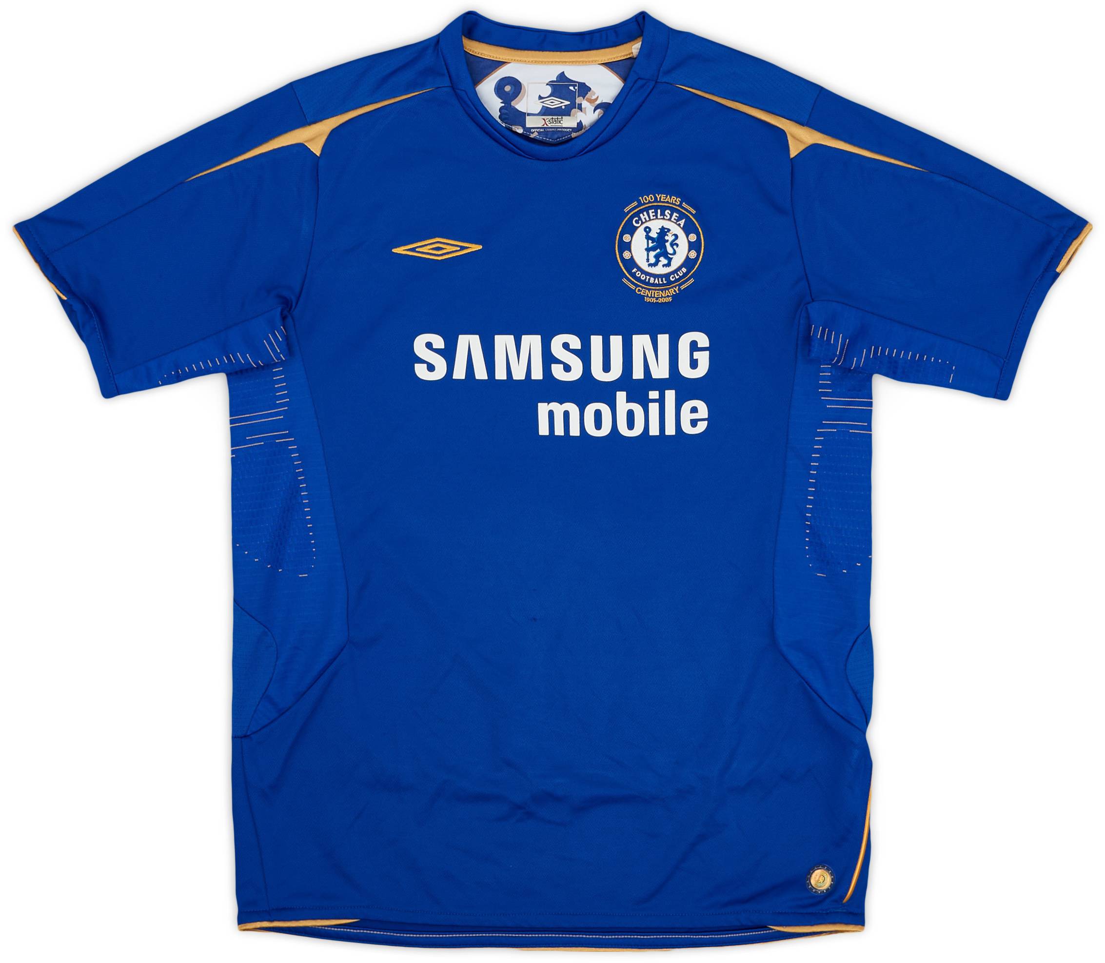 【初回限定】 2005-06 Chelsea Centenary Home Shirt Robben #16 - 8/10 - (XL ウェア