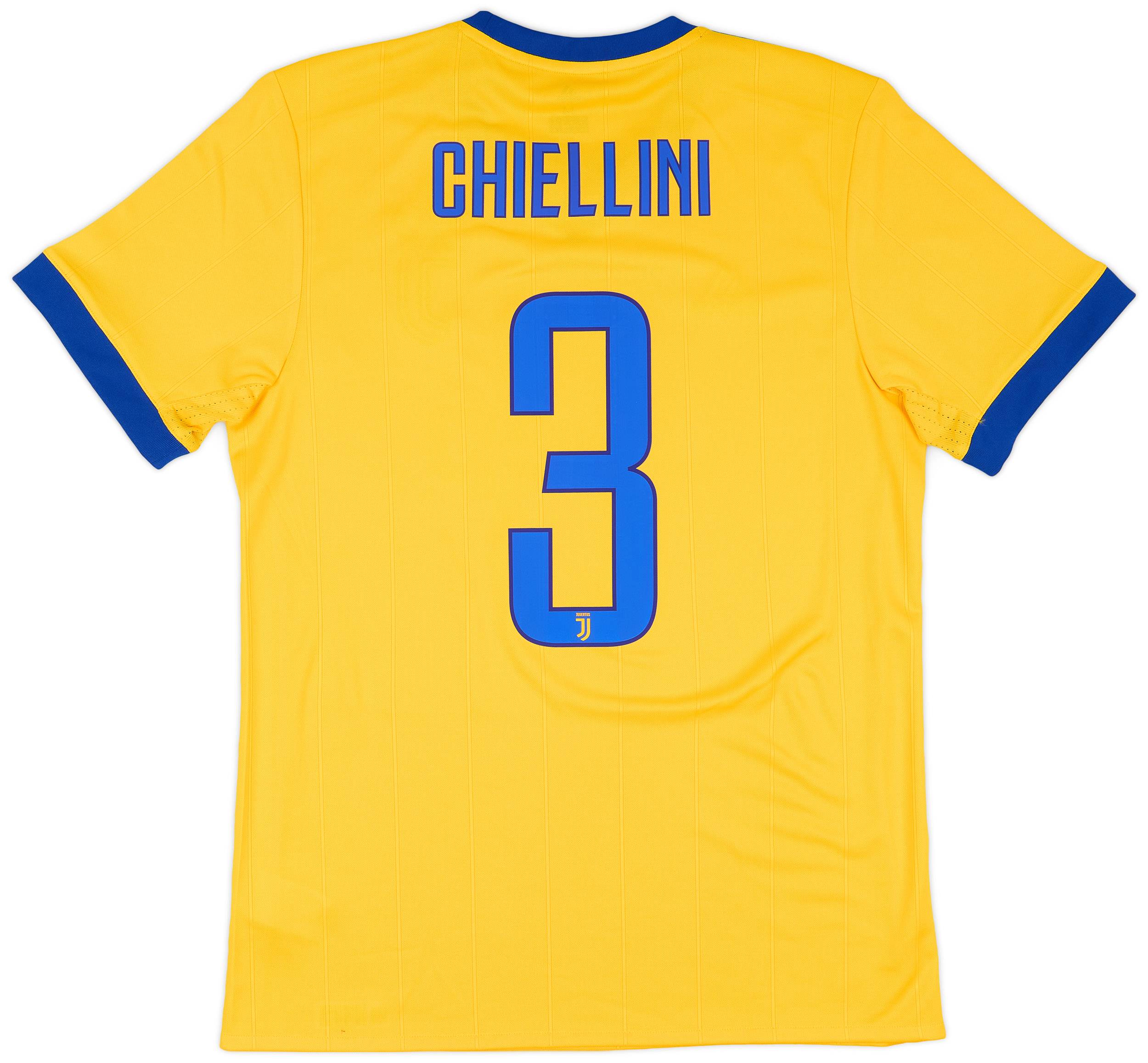 2017-18 Juventus Away Shirt Chiellini #3 - 9/10 - (M)