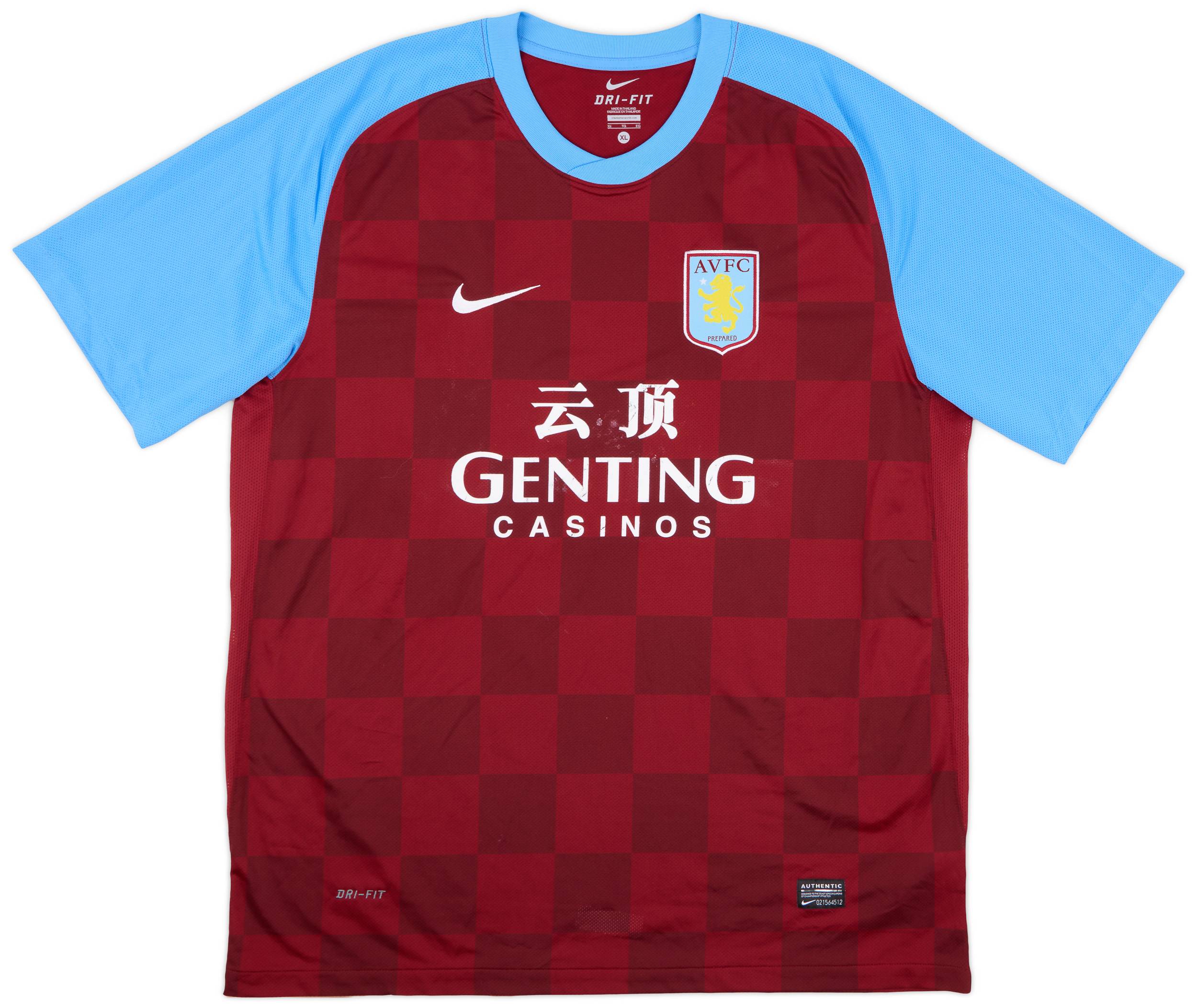 2011-12 Aston Villa Home Shirt - 5/10 - (XL)