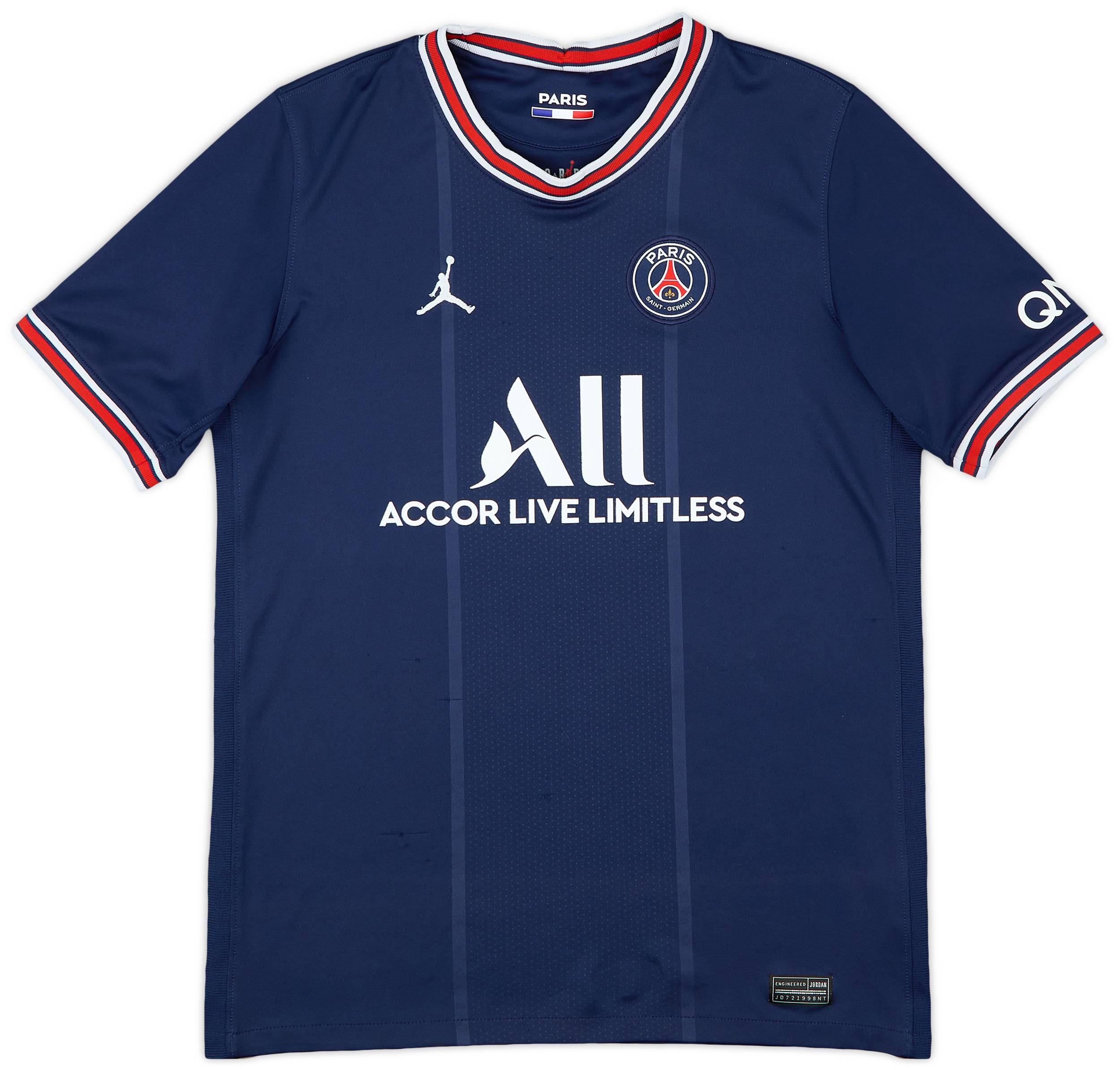 2021-22 Paris Saint-Germain Home Shirt - 9/10 - (XL.Boys)
