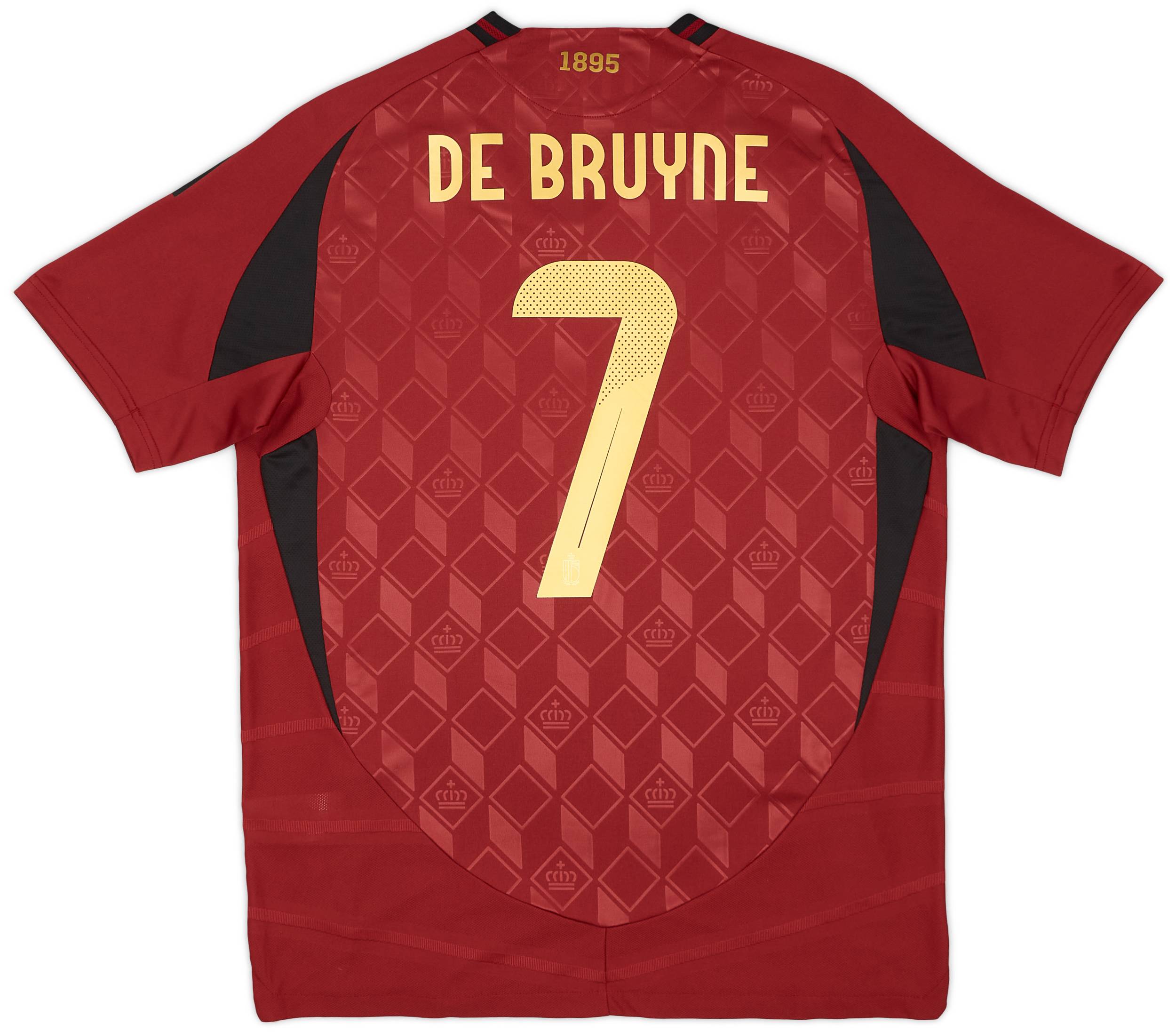 2024-25 Belgium Authentic Home Shirt De Bruyne #7