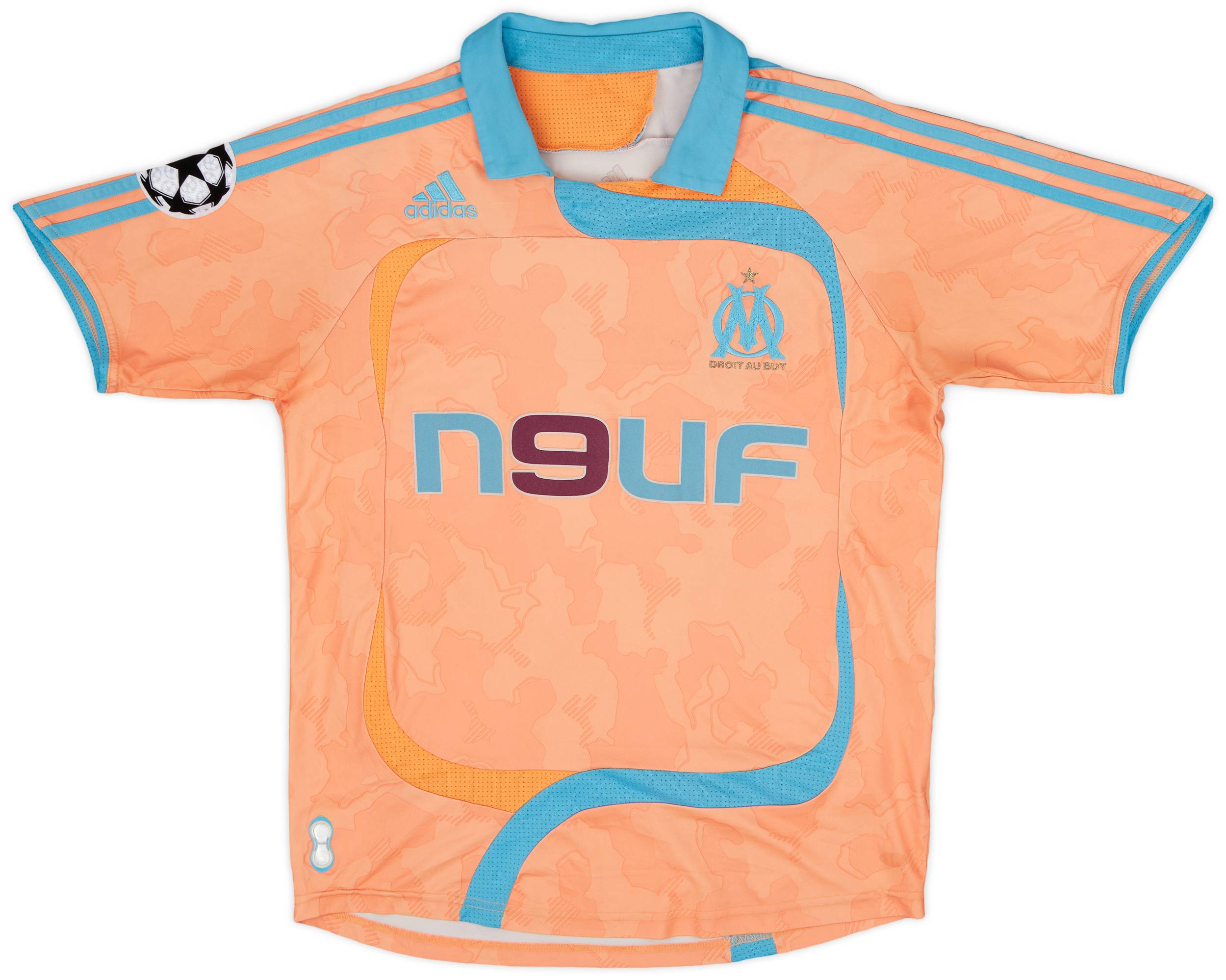 adidas Marseille 07/08 Home Jersey - Cisse #9 - XL - USED