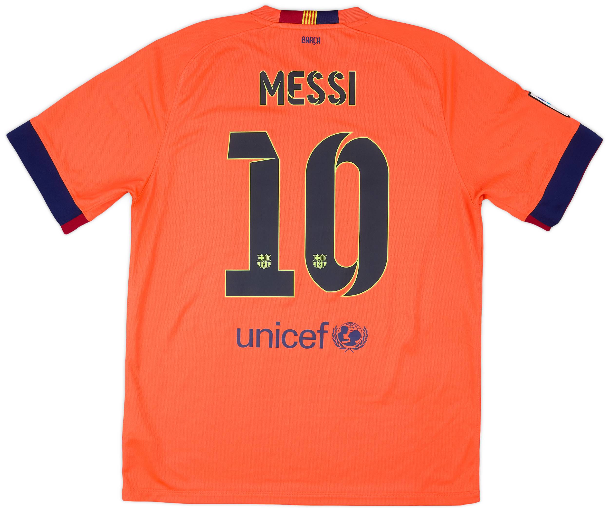 2014-15 Barcelona Away Shirt Messi #10 - 8/10 - (L)