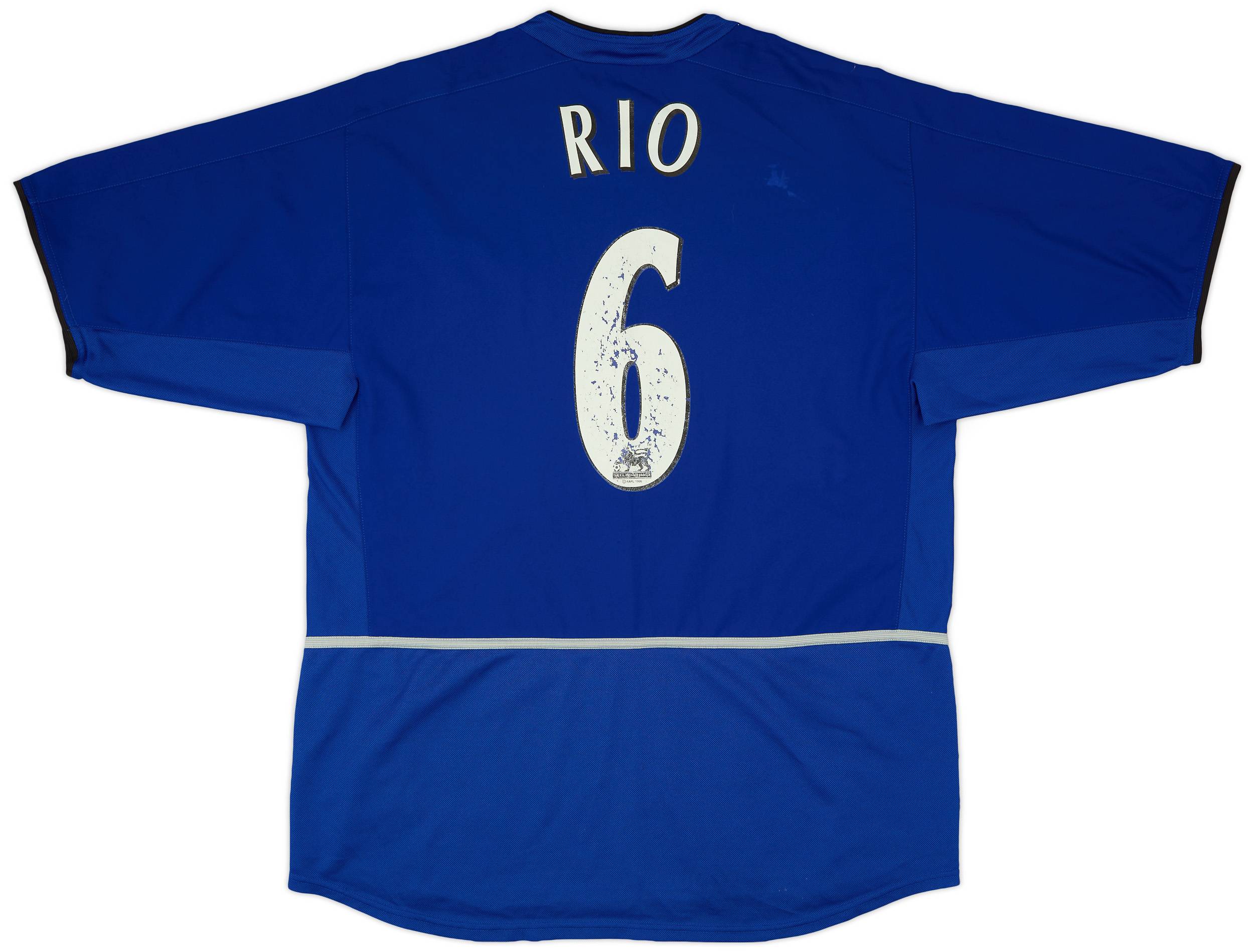 2002-03 Manchester United Third Shirt Rio #6 - 6/10 - (L)