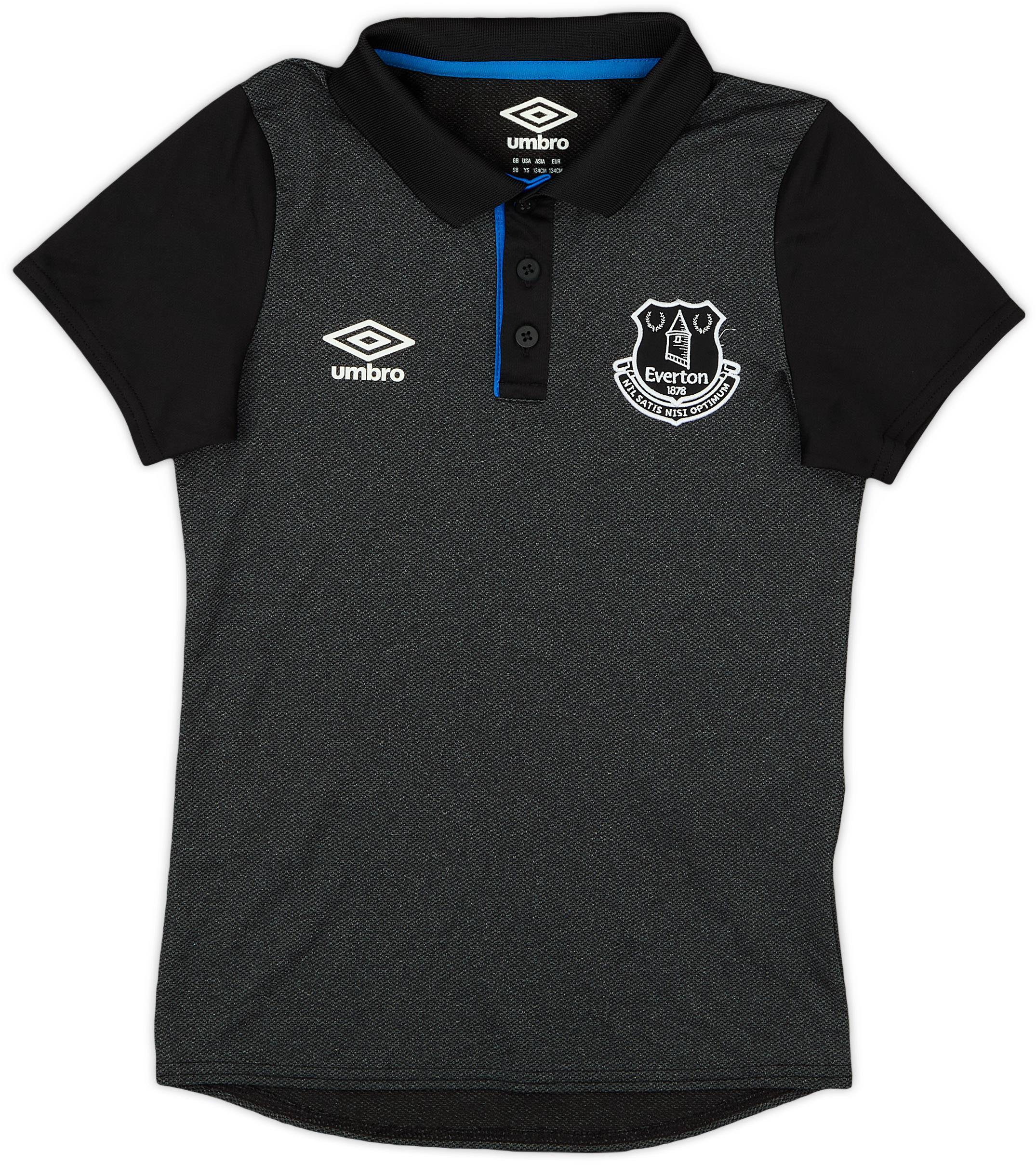 2018-19 Everton Umbro Polo Shirt - 9/10 - (S.Boys)