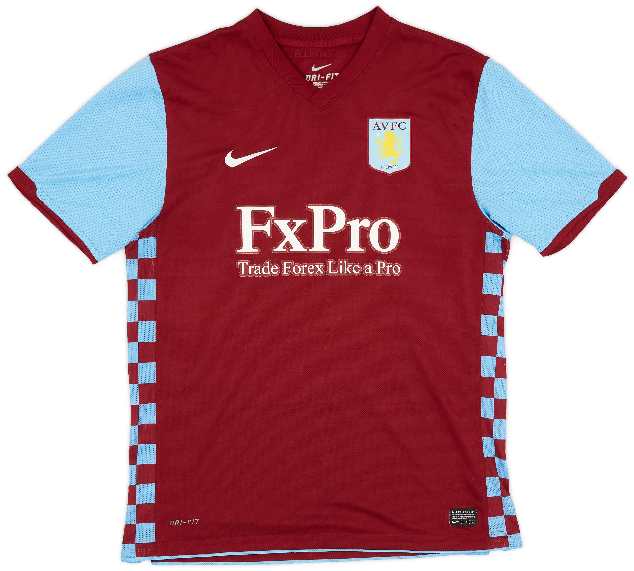 2010-11 Aston Villa Home Shirt - 8/10 - (L)