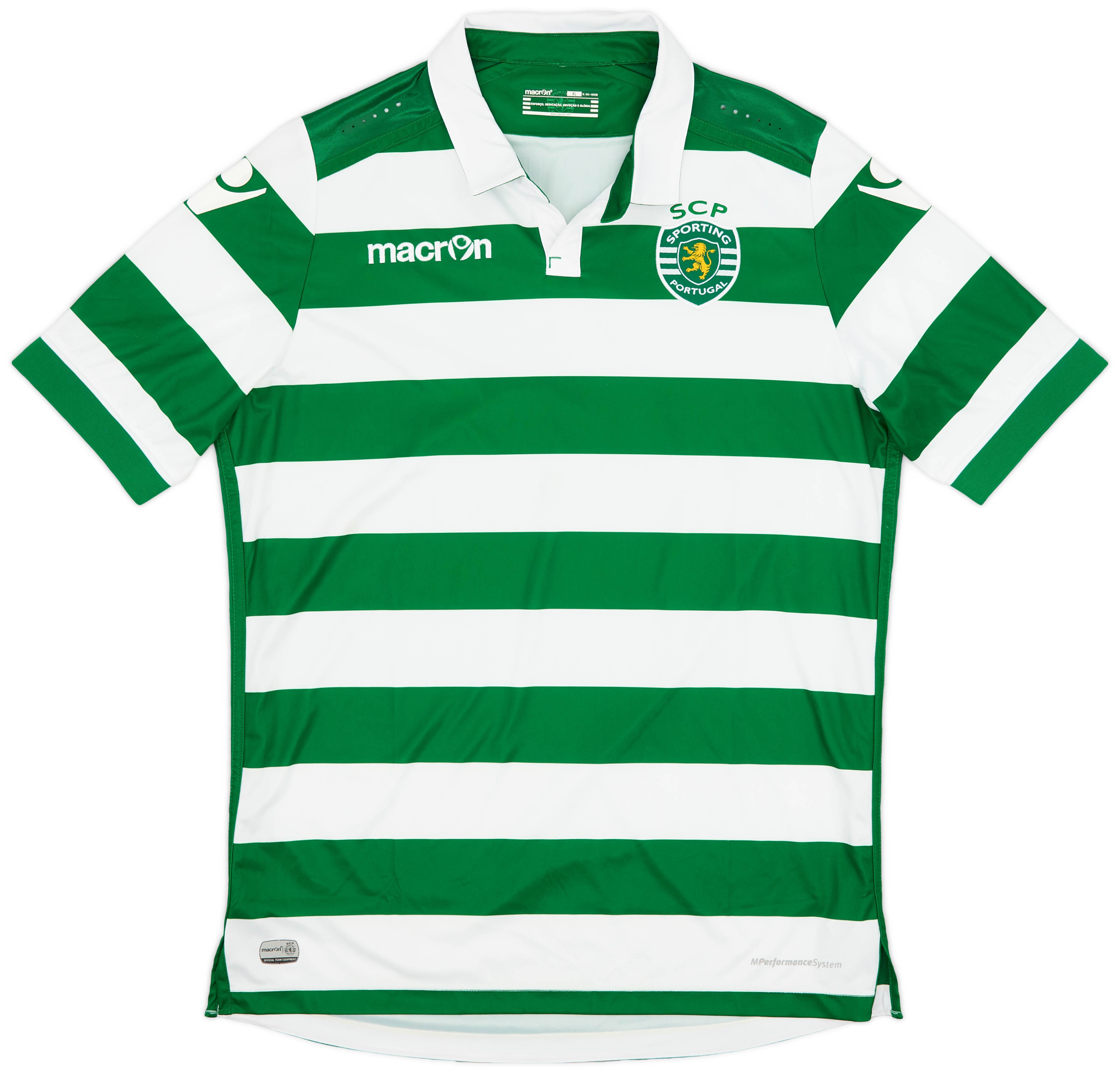 2015-16 Sporting CP Home Shirt - 5/10 - (XL)