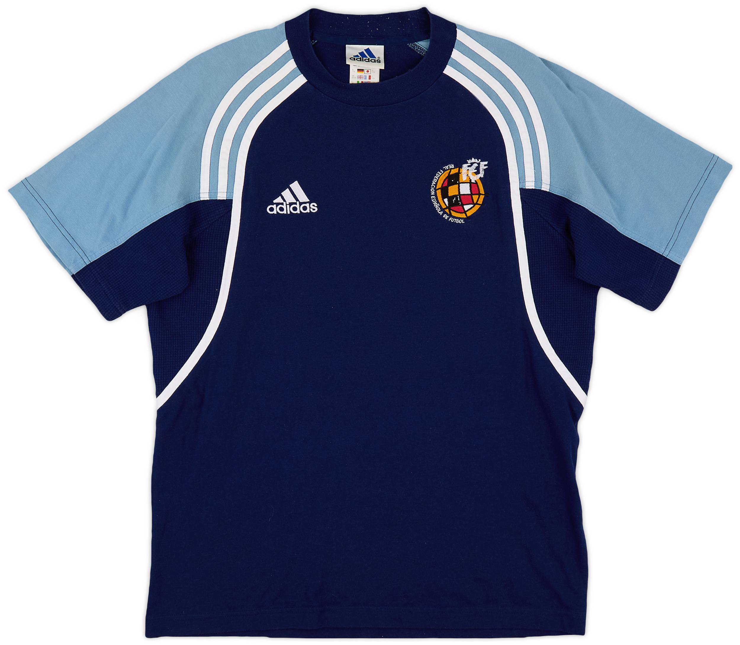2000-01 Spain adidas Training Shirt - 9/10 - (XL.Boys)