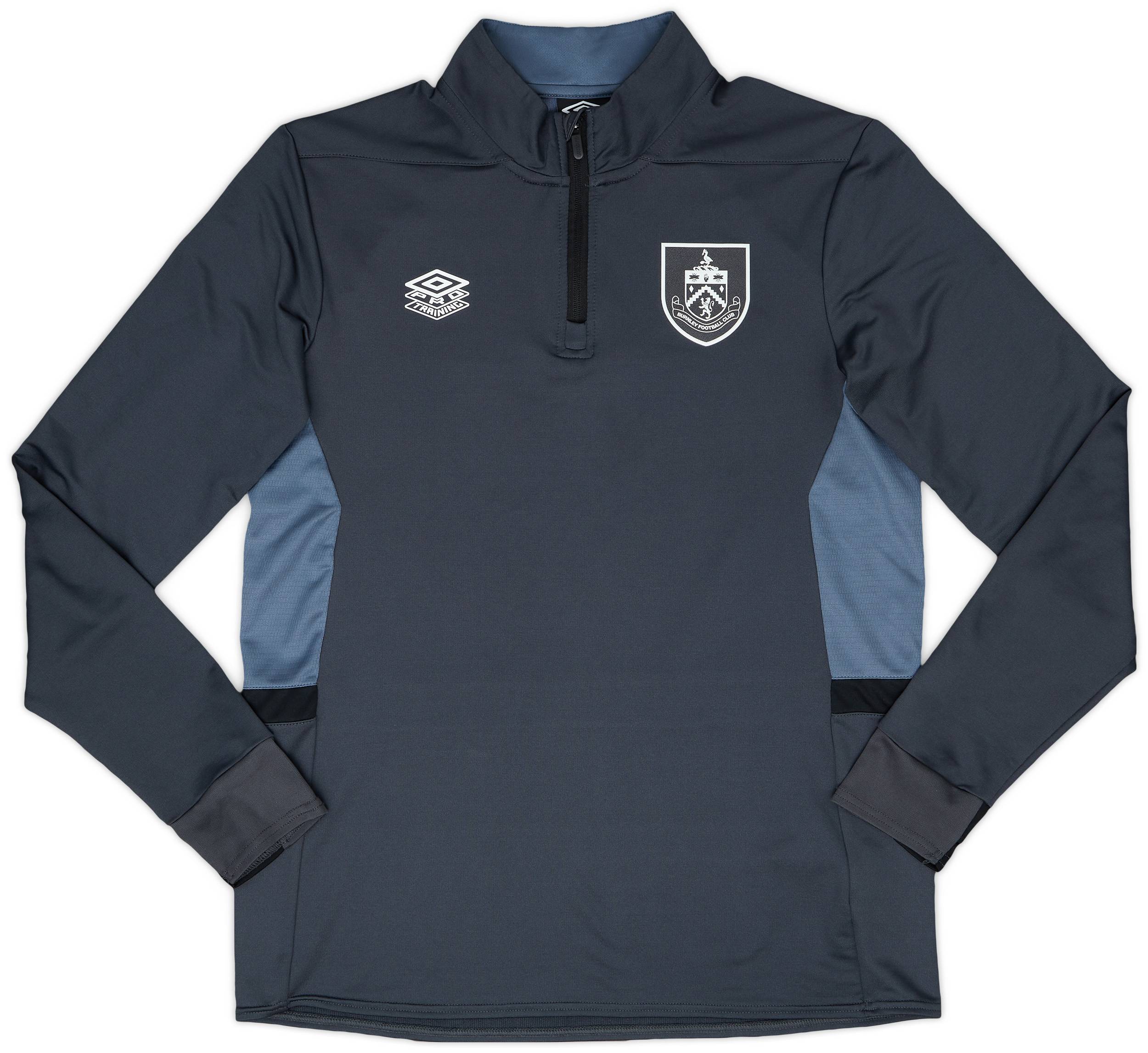 2022-23 Burnley Umbro 1/4 Zip Training Top - 10/10 - (L)