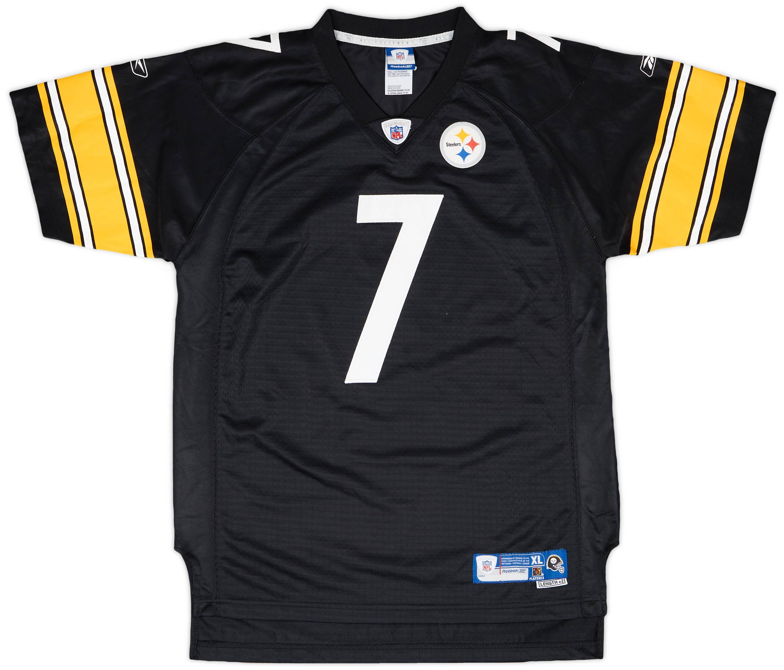 2005-06 Pittsburgh Steelers Roethlisberger #7 Reebok Premier
