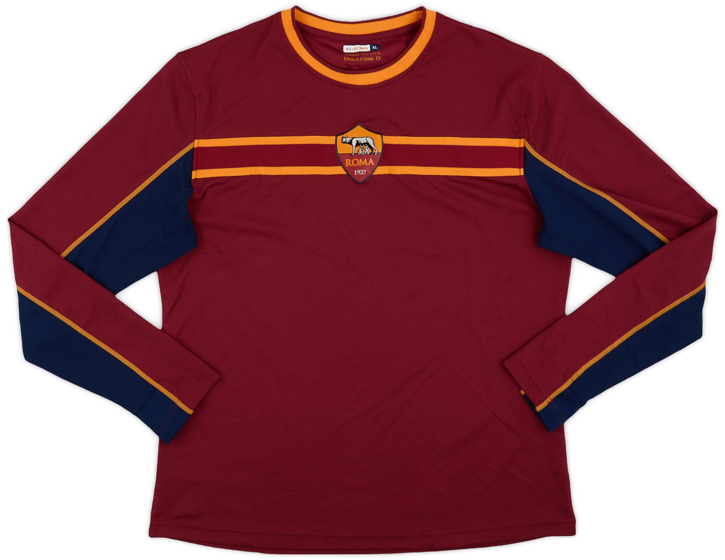 2013-14 Roma Training L/S Shirt - 9/10 - (XL)