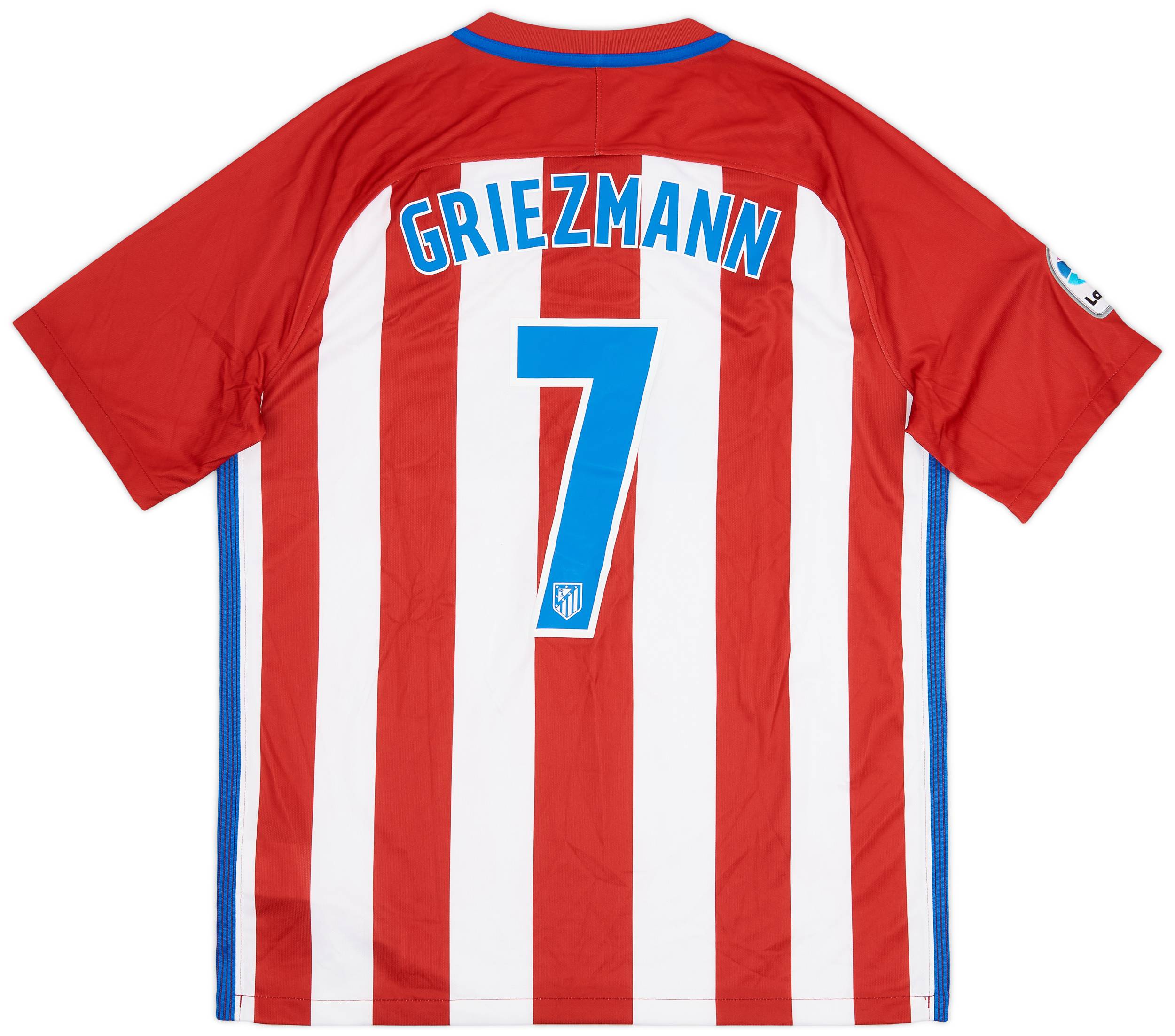 2016-17 Atletico Madrid Home Shirt Griezmann #7 (L)