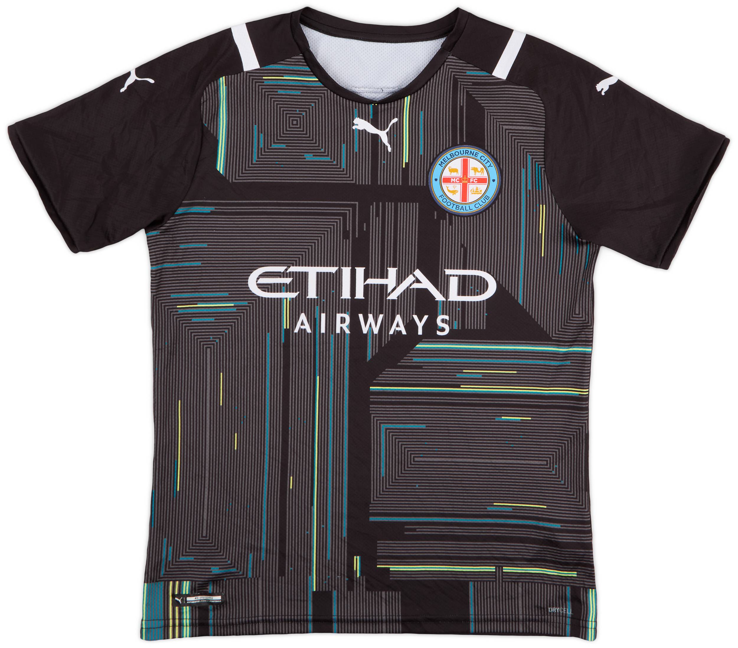 2021-22 Melbourne City Puma Training Shirt - 9/10 - (M)