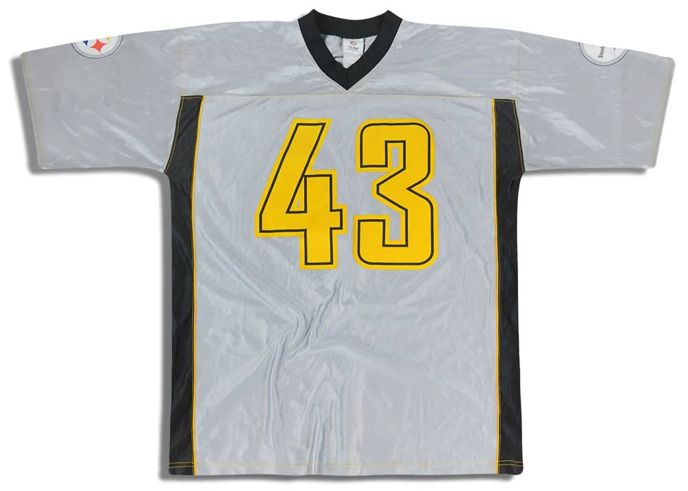 2008 11 Pittsburgh Steelers Polamalu 43 NFL Replica Jersey Alternate XL