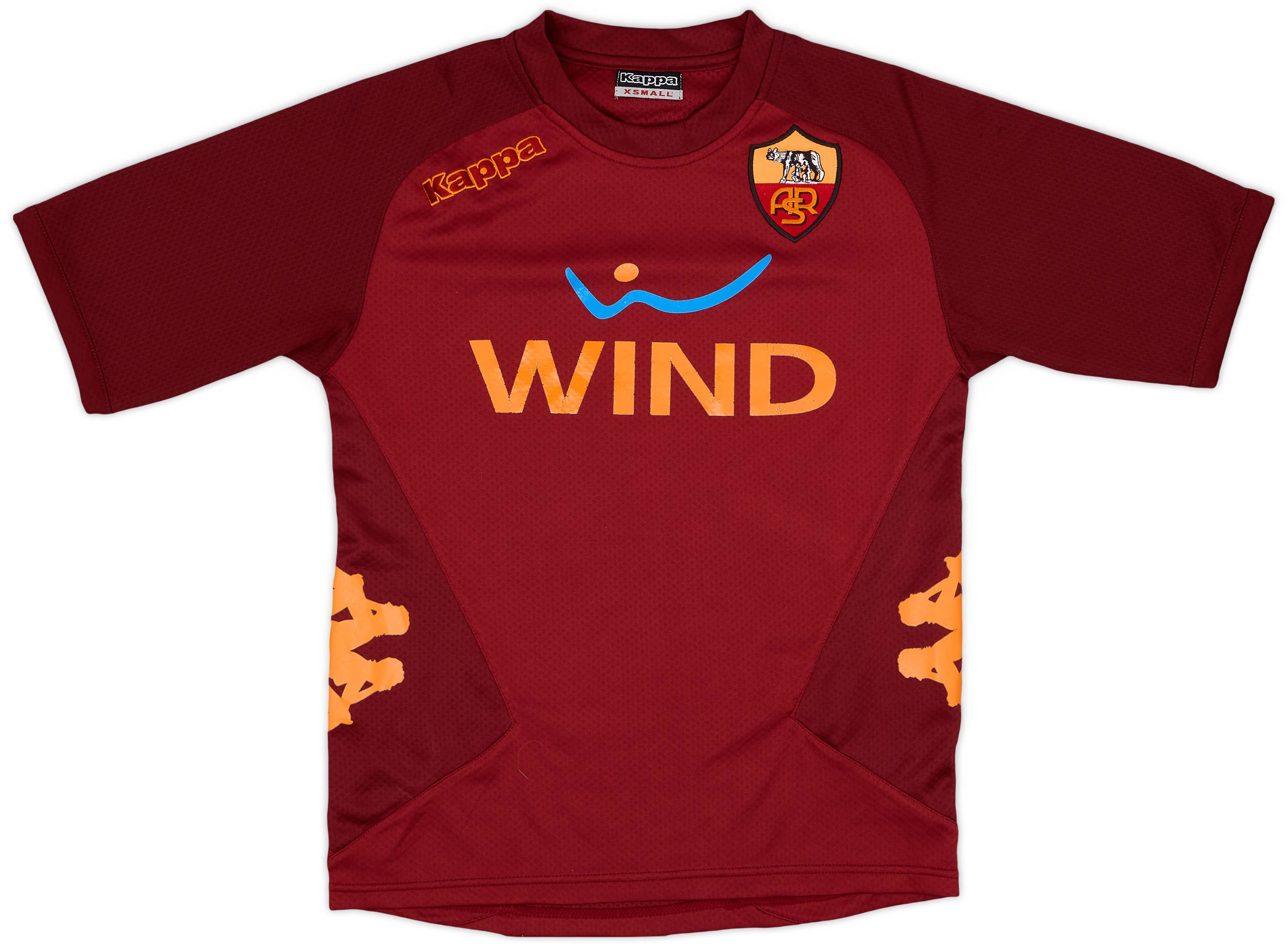 2012-13 Roma Kappa Training Shirt - 6/10 - (XS)