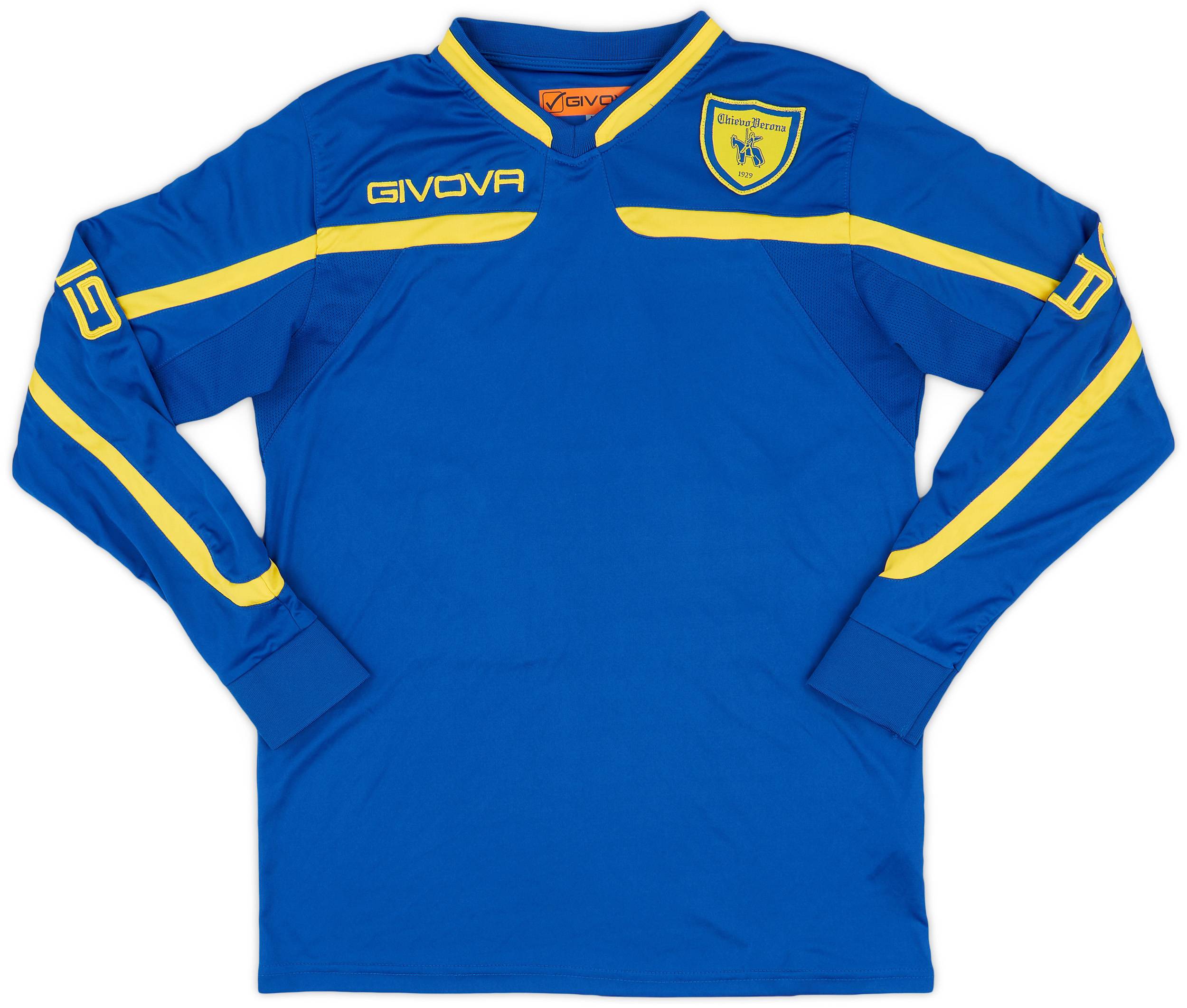 2010s Chievo Verona Givova Training L/S Shirt - 9/10 - (M)
