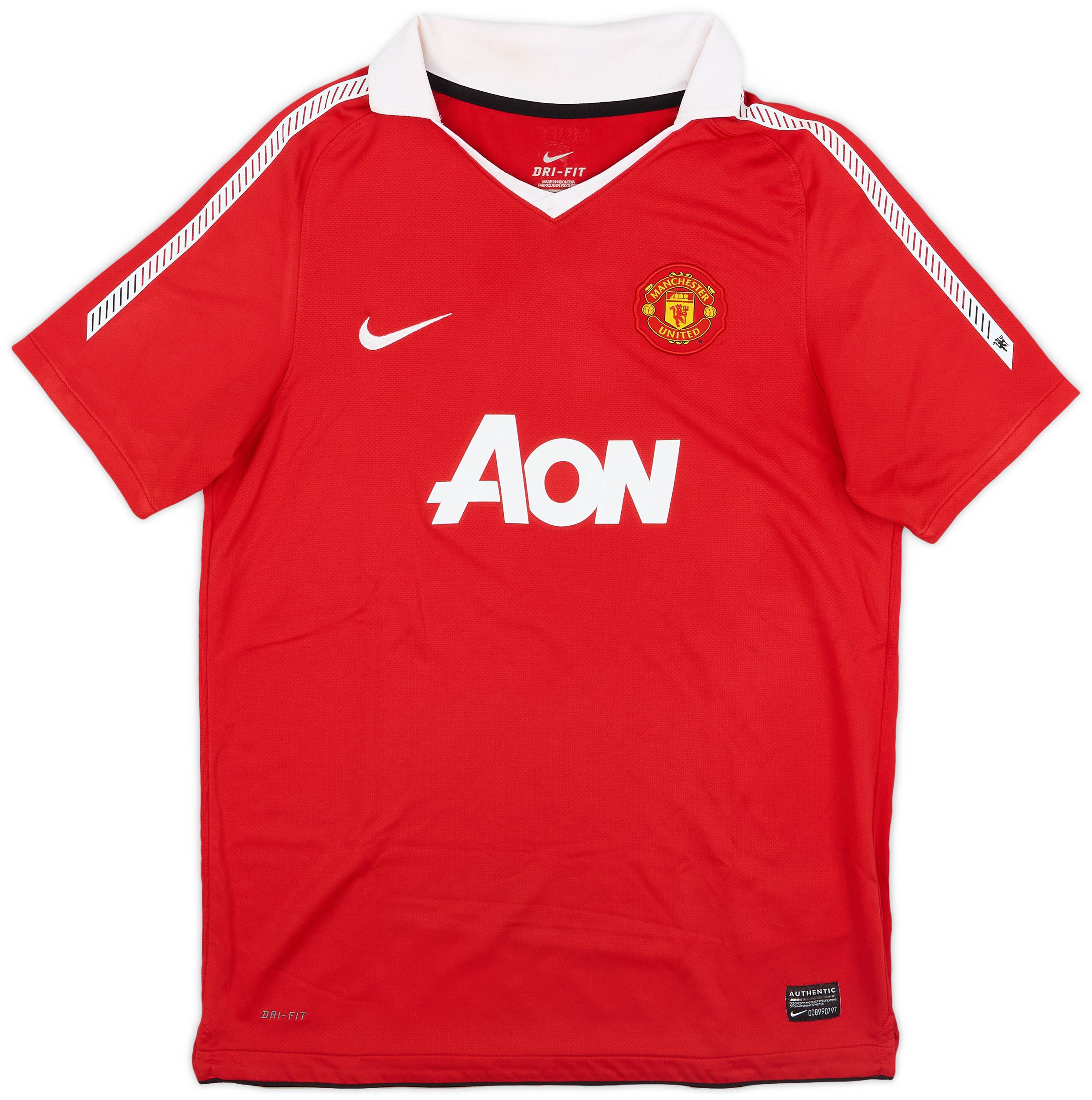 2010-11 Manchester United Home Shirt - 9/10 - (XL.Boys)