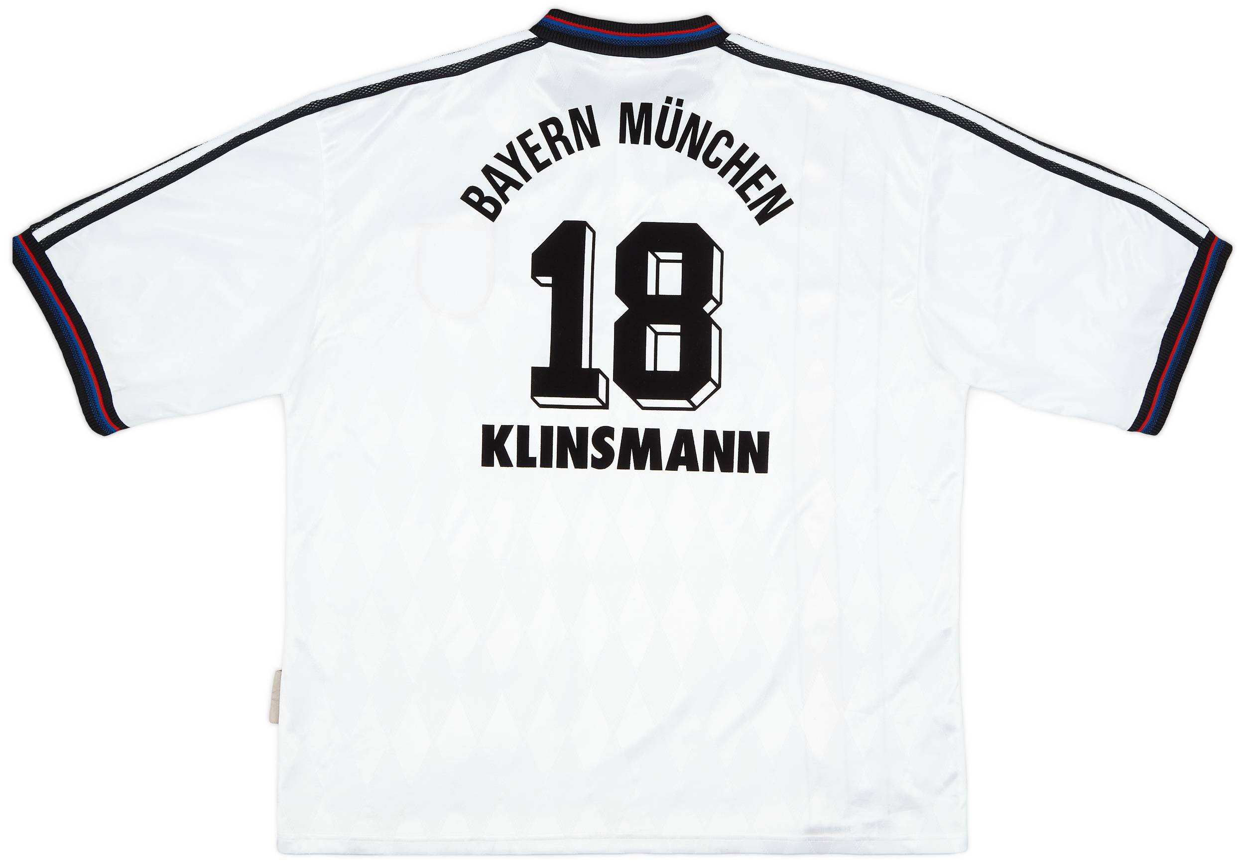1996-98 Bayern Munich Away Shirt Klinsmann #18 - 9/10 - (XXL)