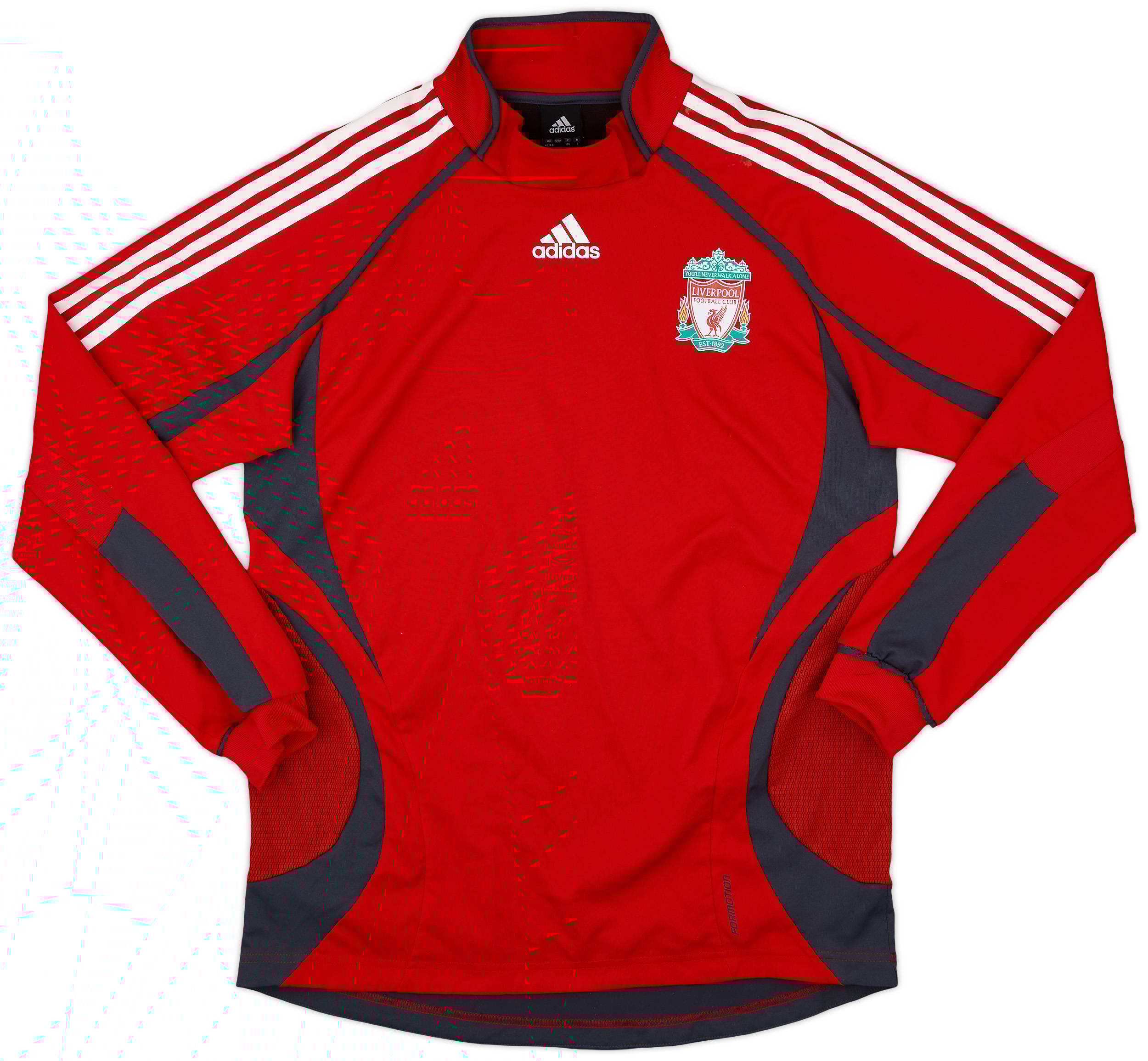 2006-07 Liverpool adidas Formotion Sweat Top - 8/10 - (L)