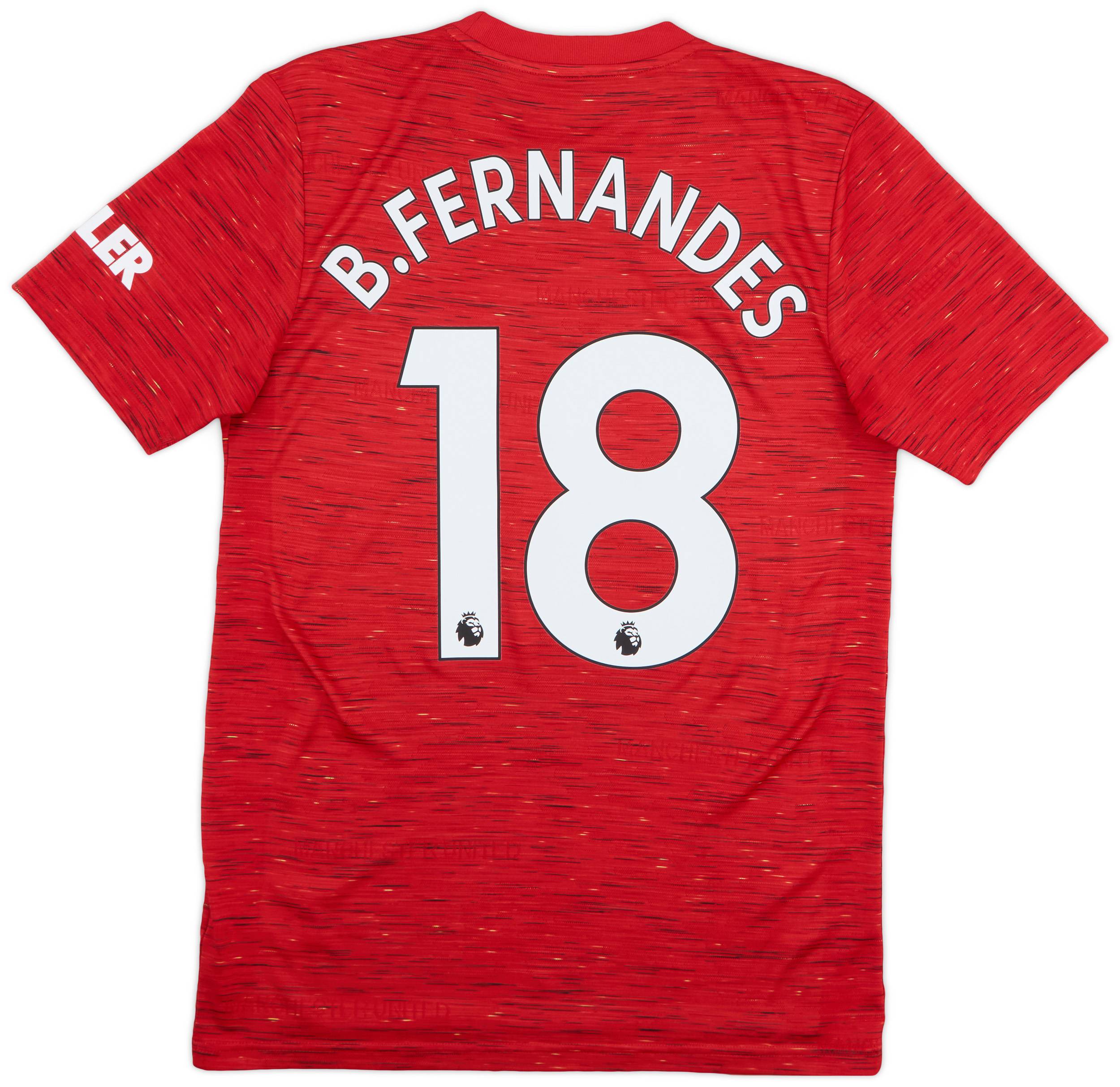 2020-21 Manchester United Home Shirt B.Fernandes #18 - 10/10 - (S)