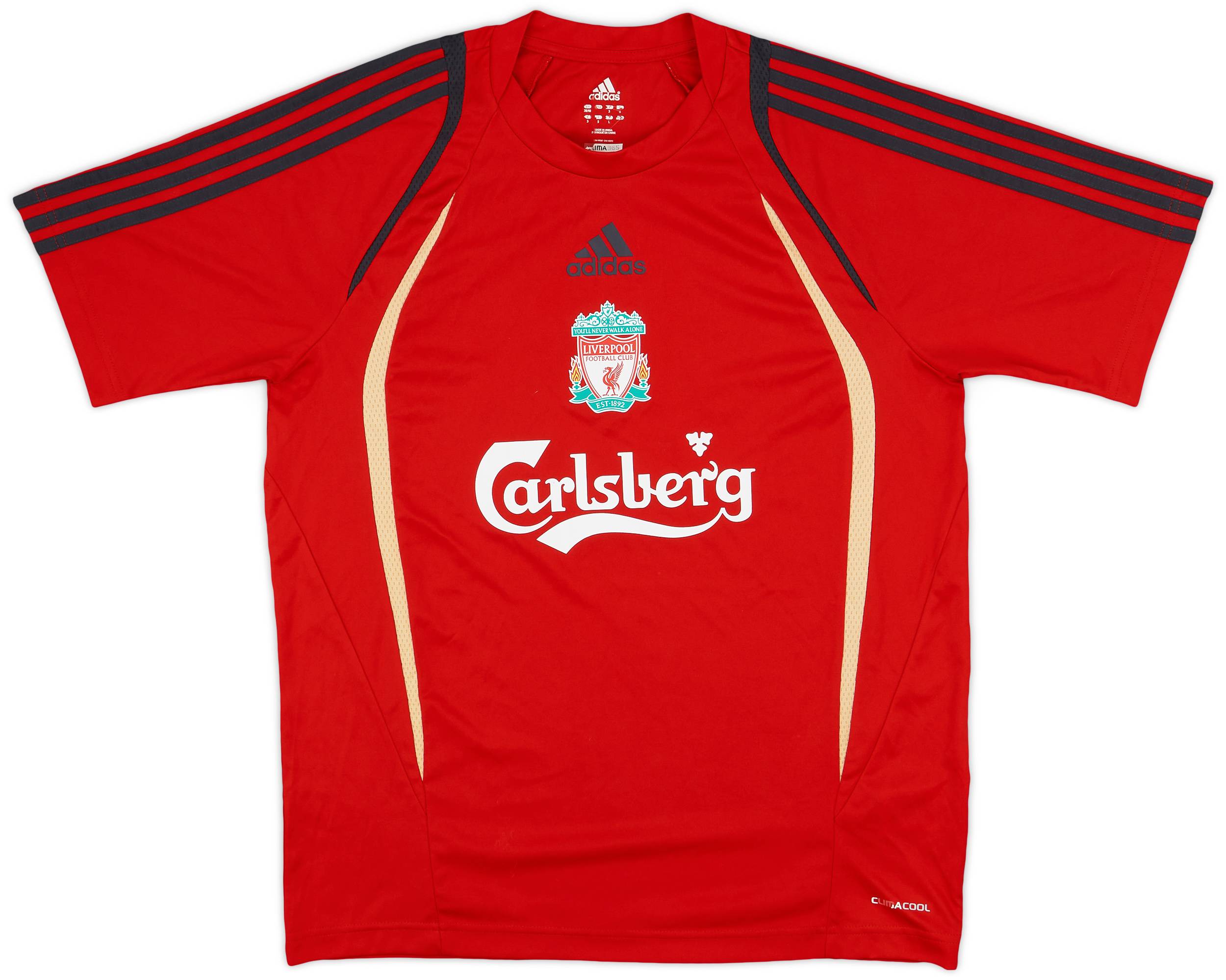 2009-10 Liverpool adidas Training Shirt - 8/10 - (M)