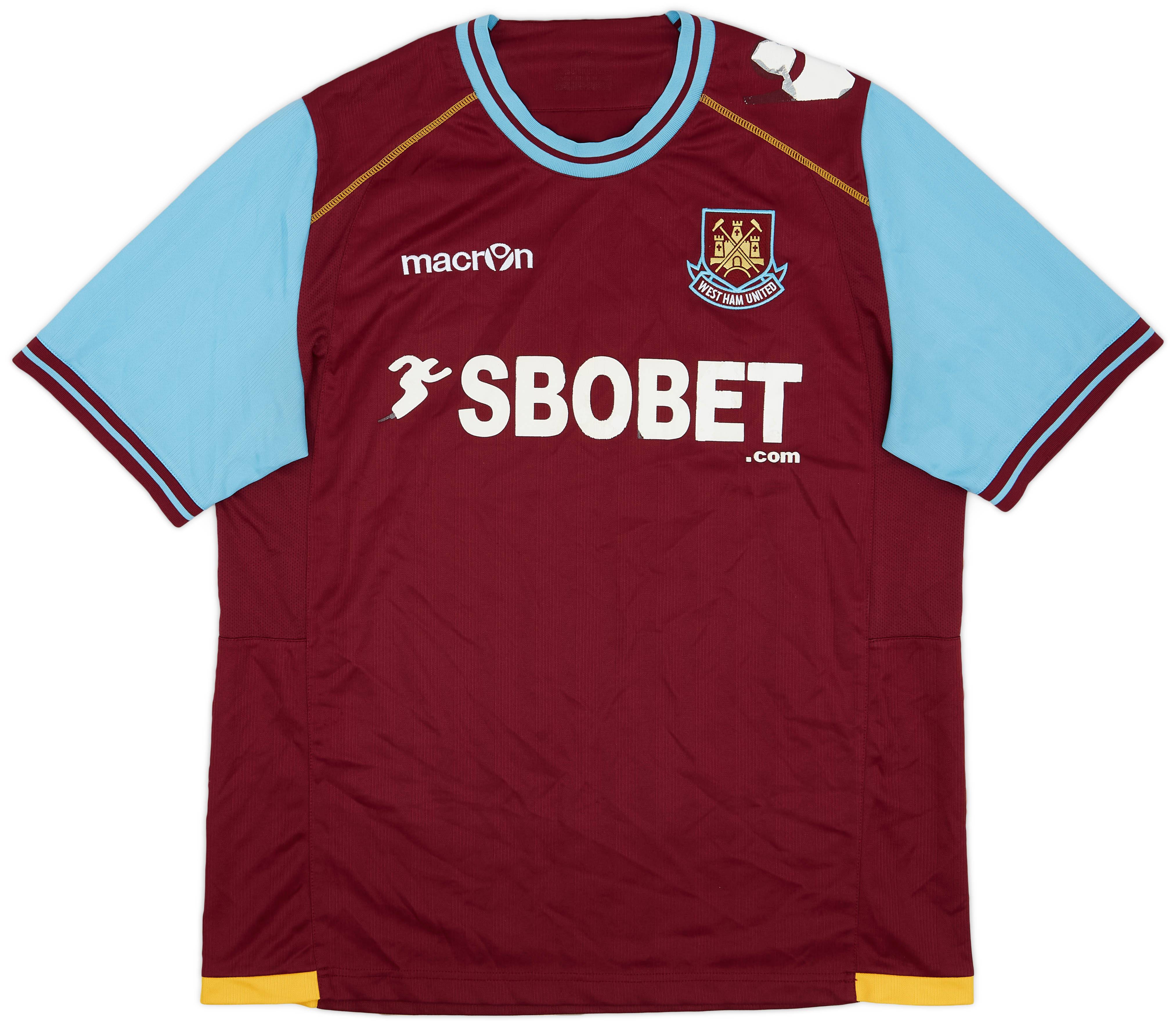 2011-12 West Ham Home Shirt - 5/10 - (XL)