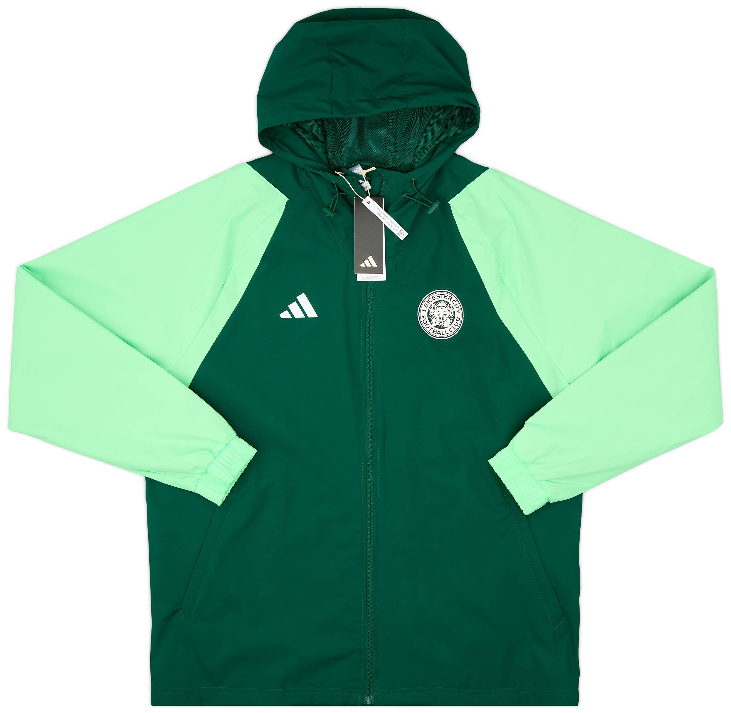 2023 24 Leicester adidas All Weather Jacket