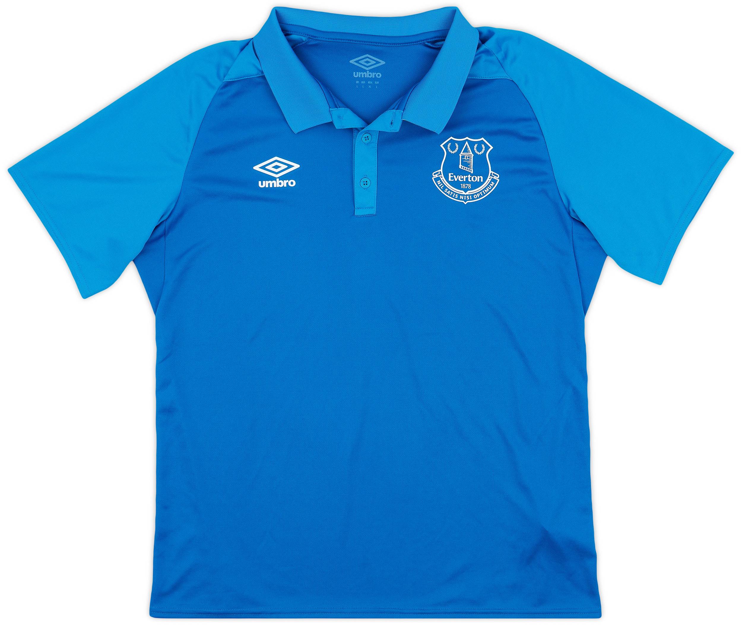 2017-18 Everton Umbro Polo Shirt - 9/10 - (L)
