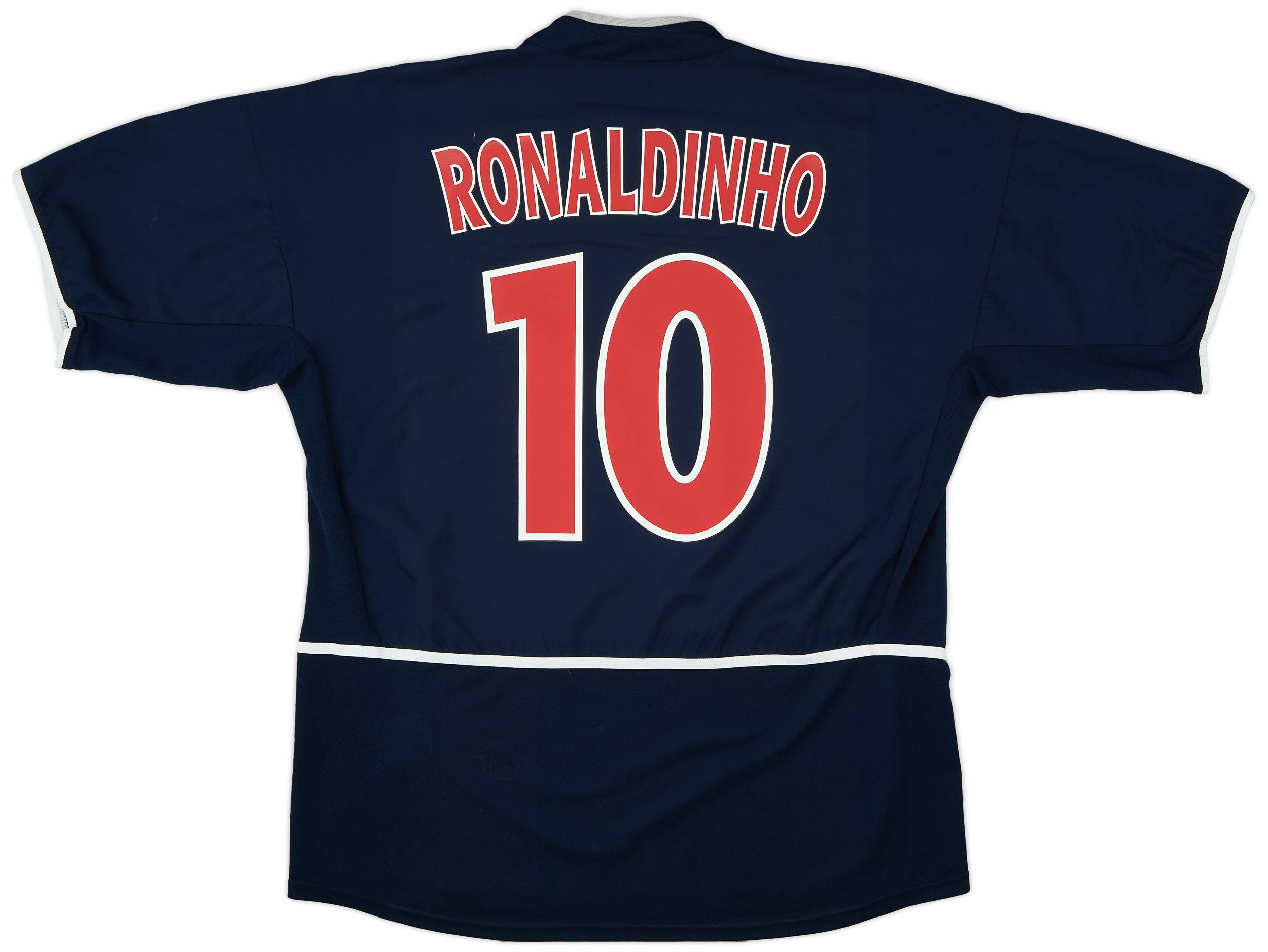 茶*丸様 パリ・サンジェルマン PSG Ronaldinho 10 サッカージャ パリ、サンジェルマン（H)02/03 ロナウジーニョ＃10+