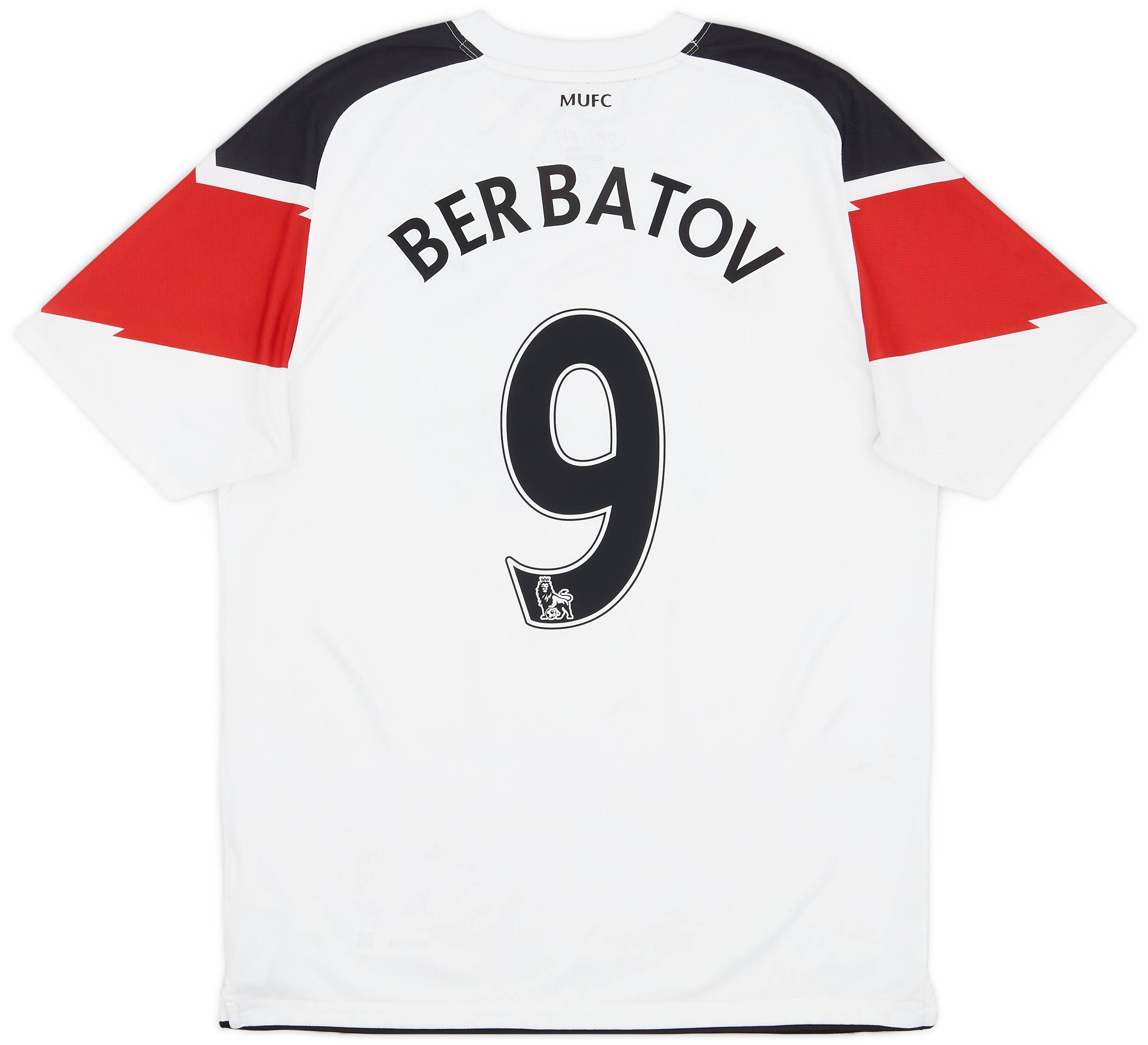 2010-12 Manchester United Away Shirt Berbatov #9 - 6/10 - (M)