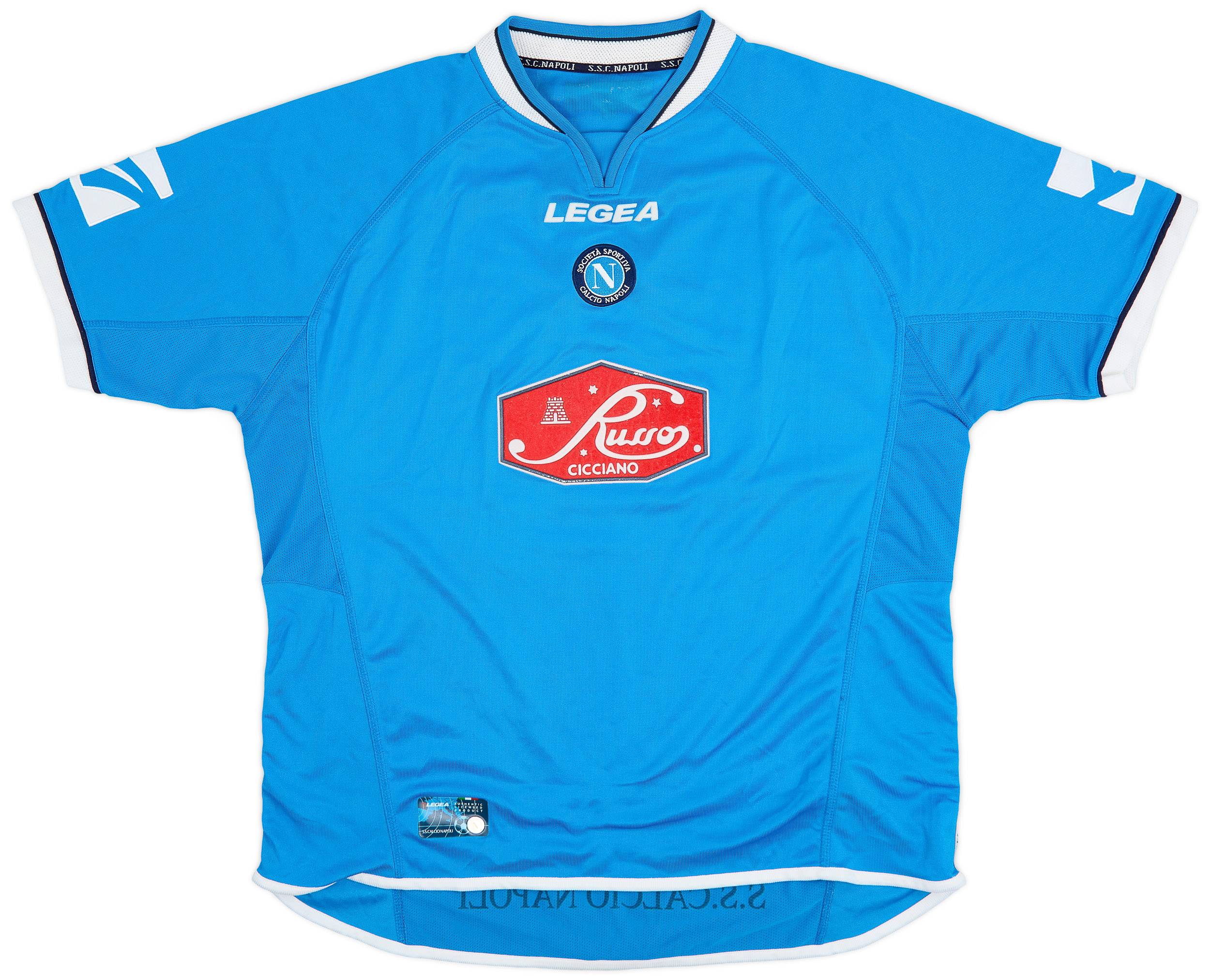 2003-04 Napoli Home Shirt - 9/10 - (XXL)