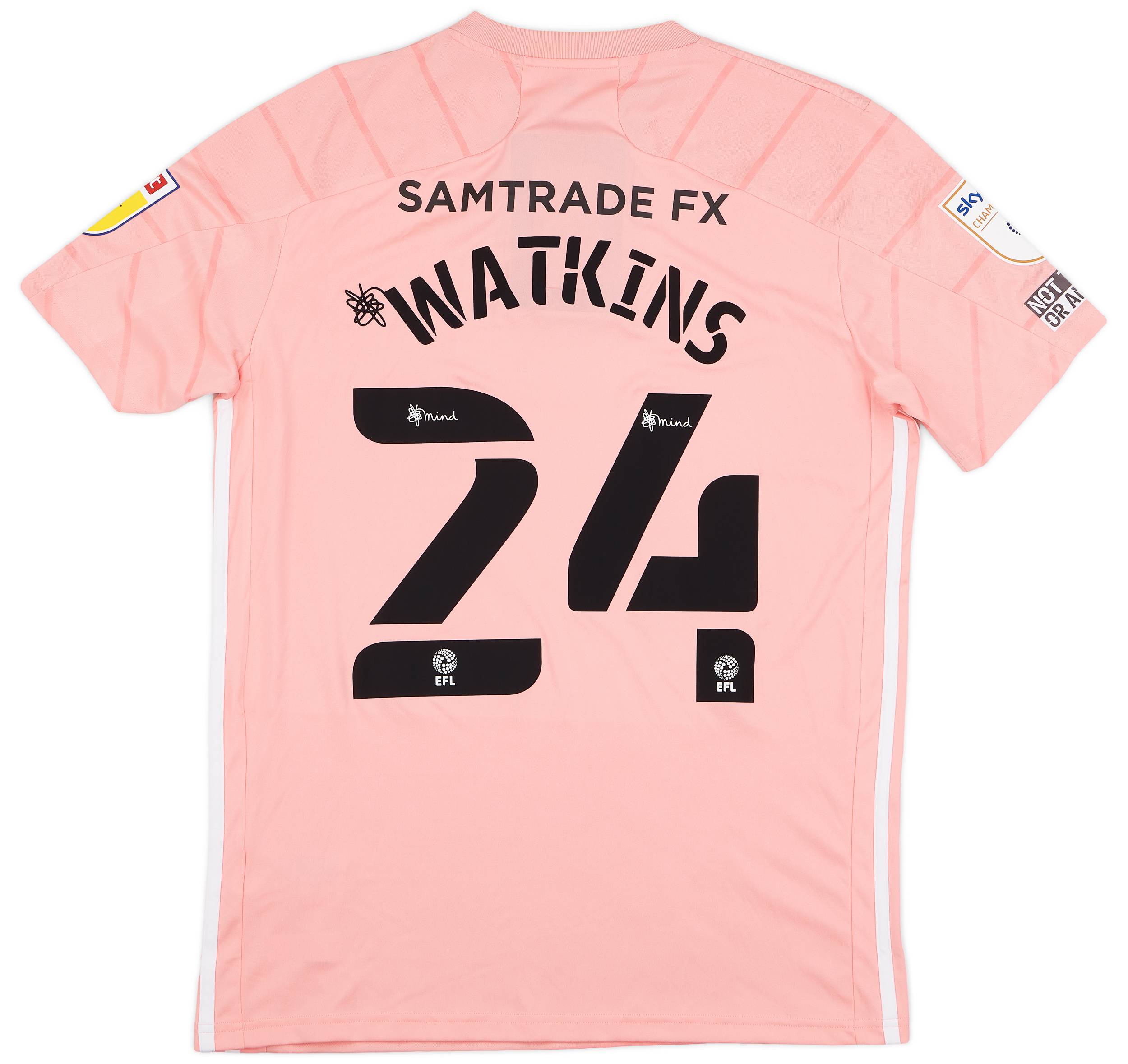 2021-22 Cardiff Match Issue Away Shirt Watkins #24