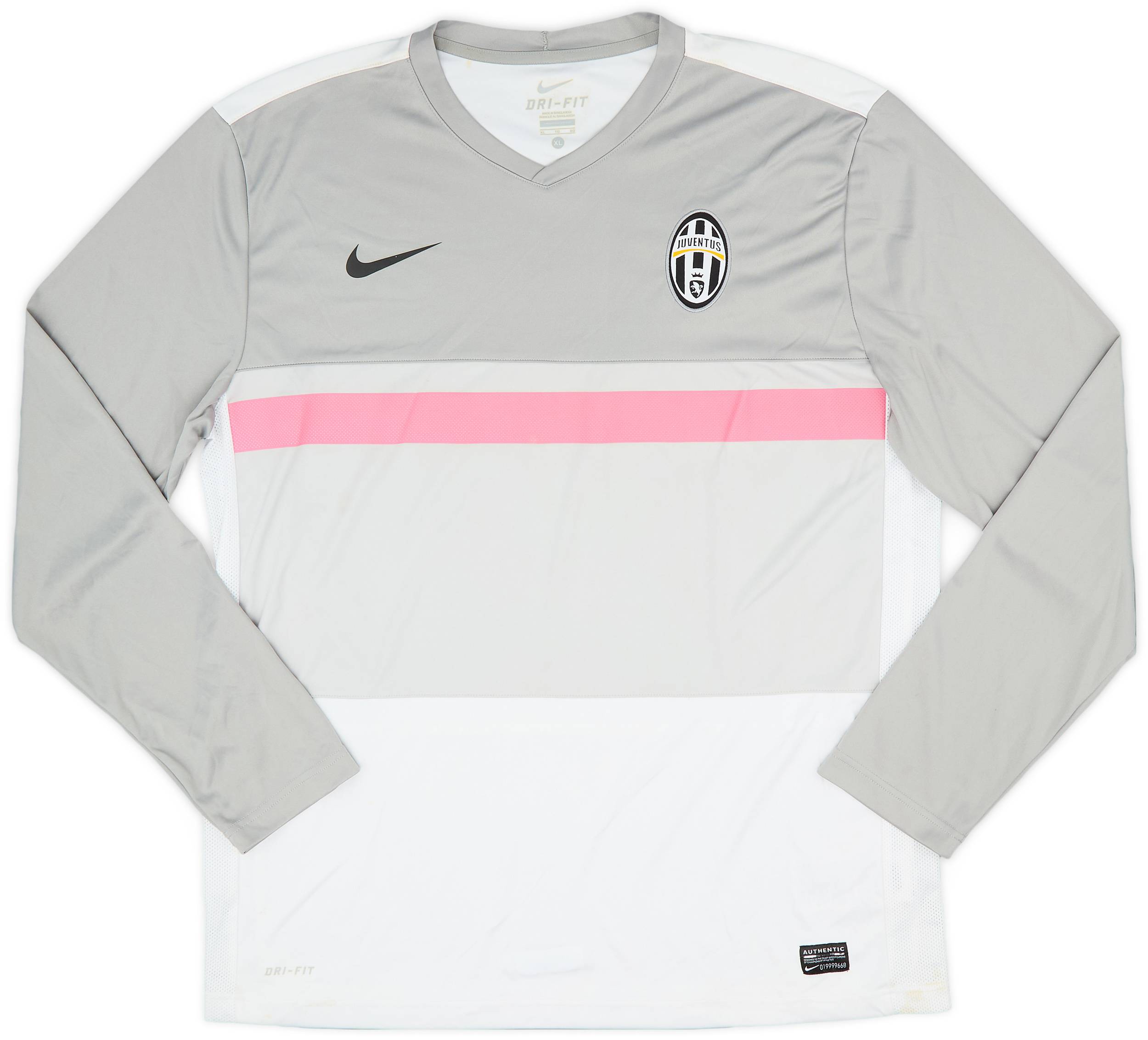 2011-12 Juventus Nike Training L/S Shirt - 9/10 - (XL)