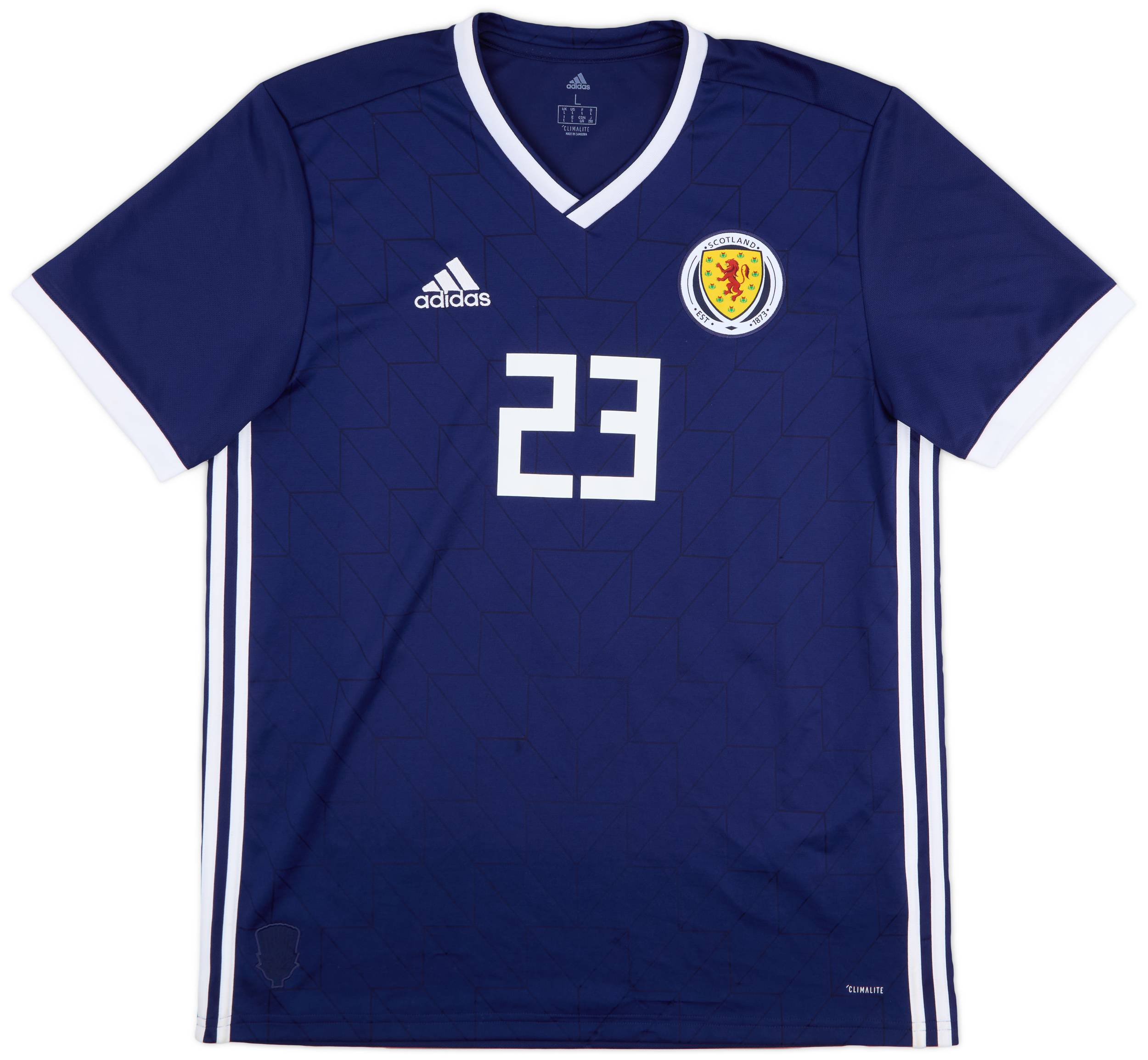 2017-19 Scotland Home Shirt #23 - 9/10 - (L)
