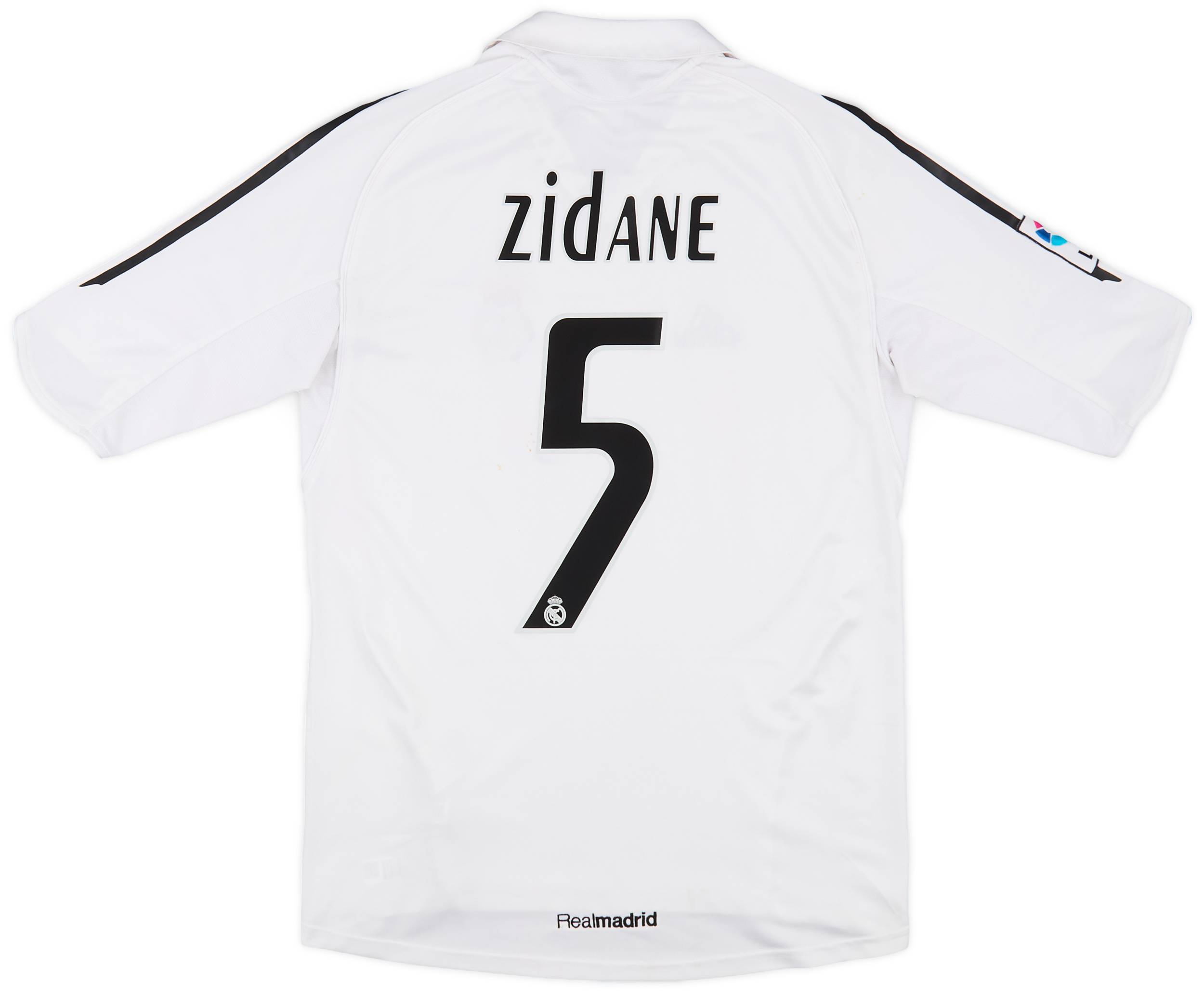 2005-06 Real Madrid Home Shirt Zidane #5 - 6/10 - (S)