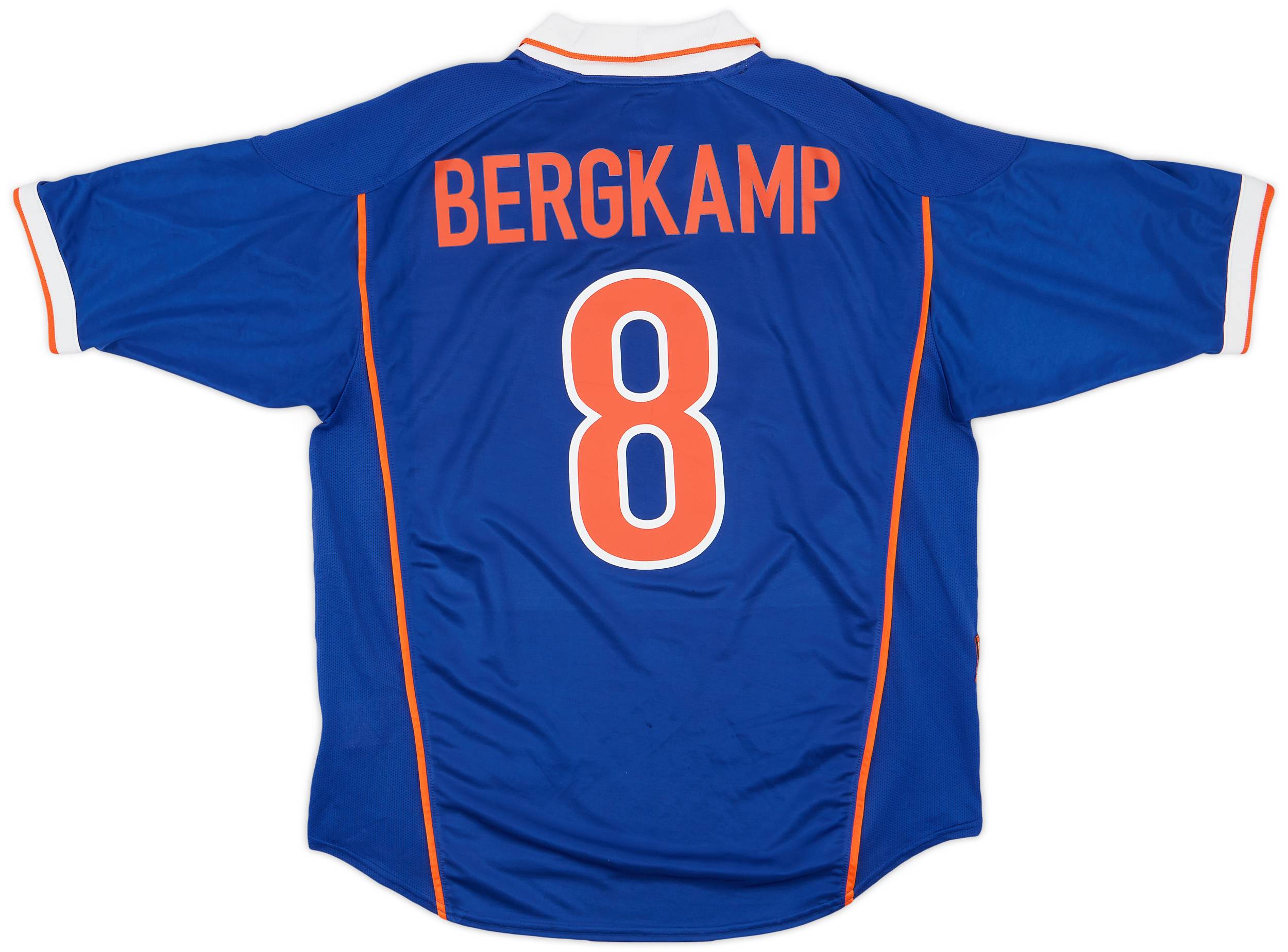 1998-00 Netherlands Away Shirt Bergkamp #8 - 8/10 - (L)