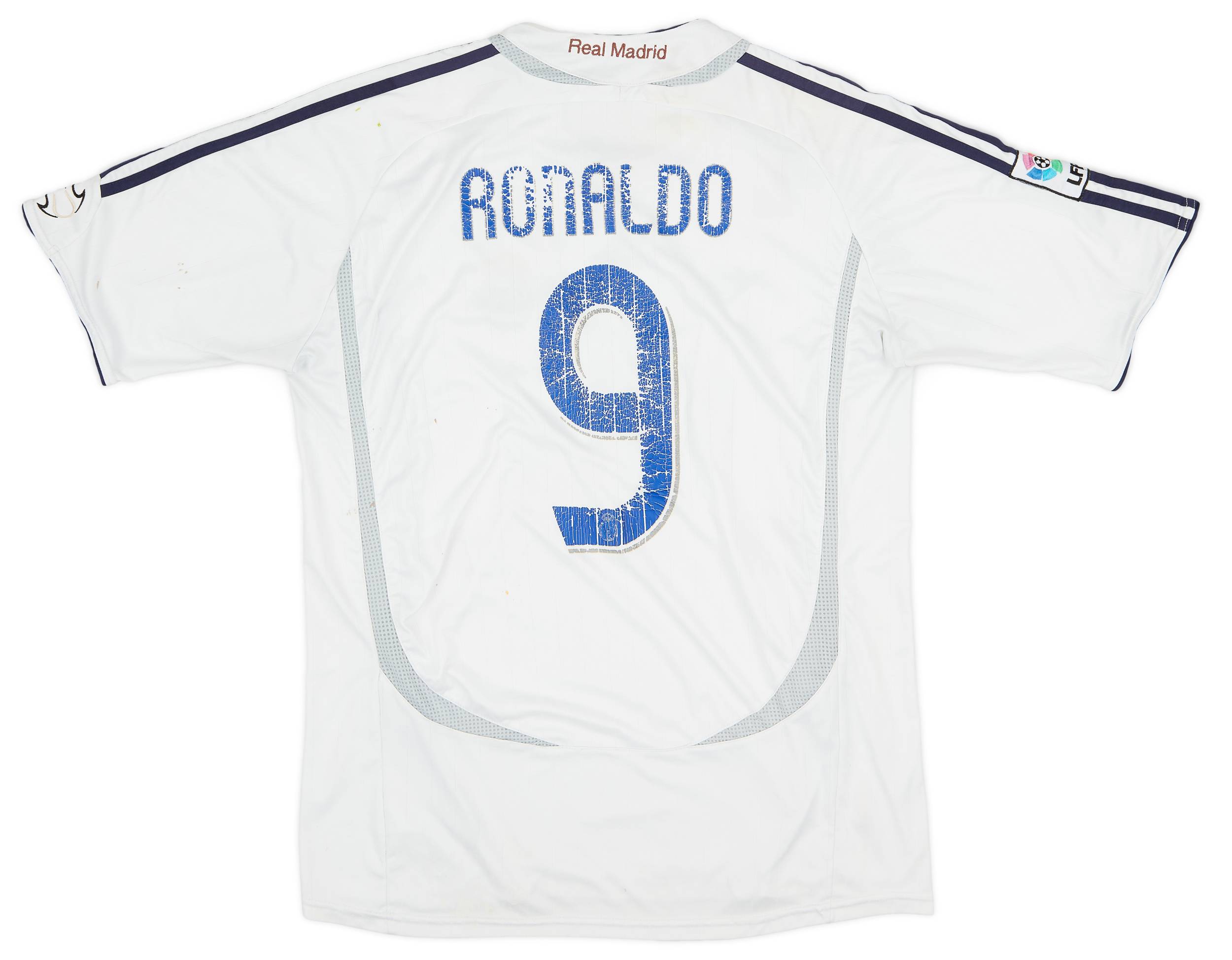 2006-07 Real Madrid Home Shirt Ronaldo #9 - 4/10 - (XL)