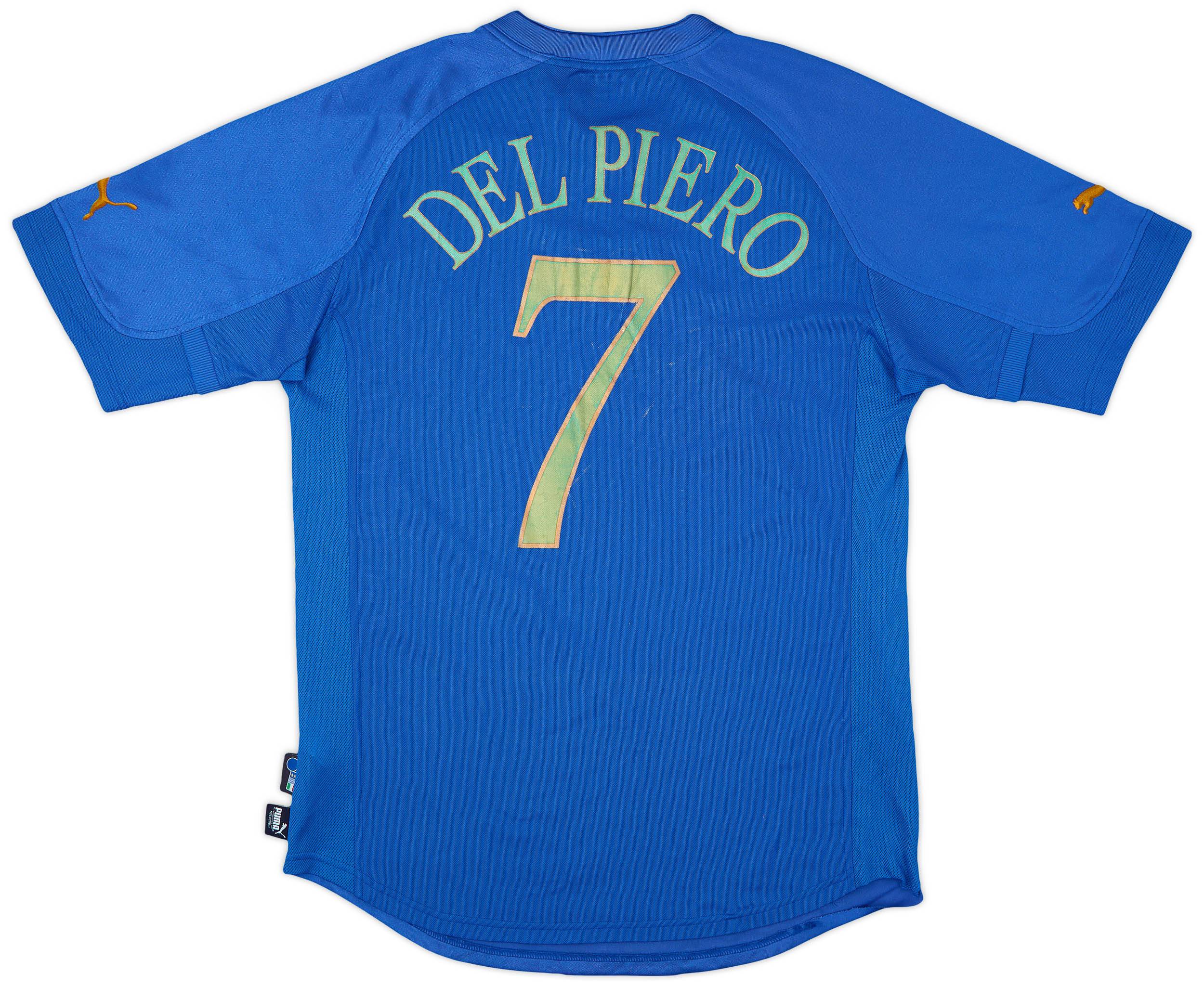 2004-06 Italy Home Shirt Del Piero #7 - 5/10 - (L)