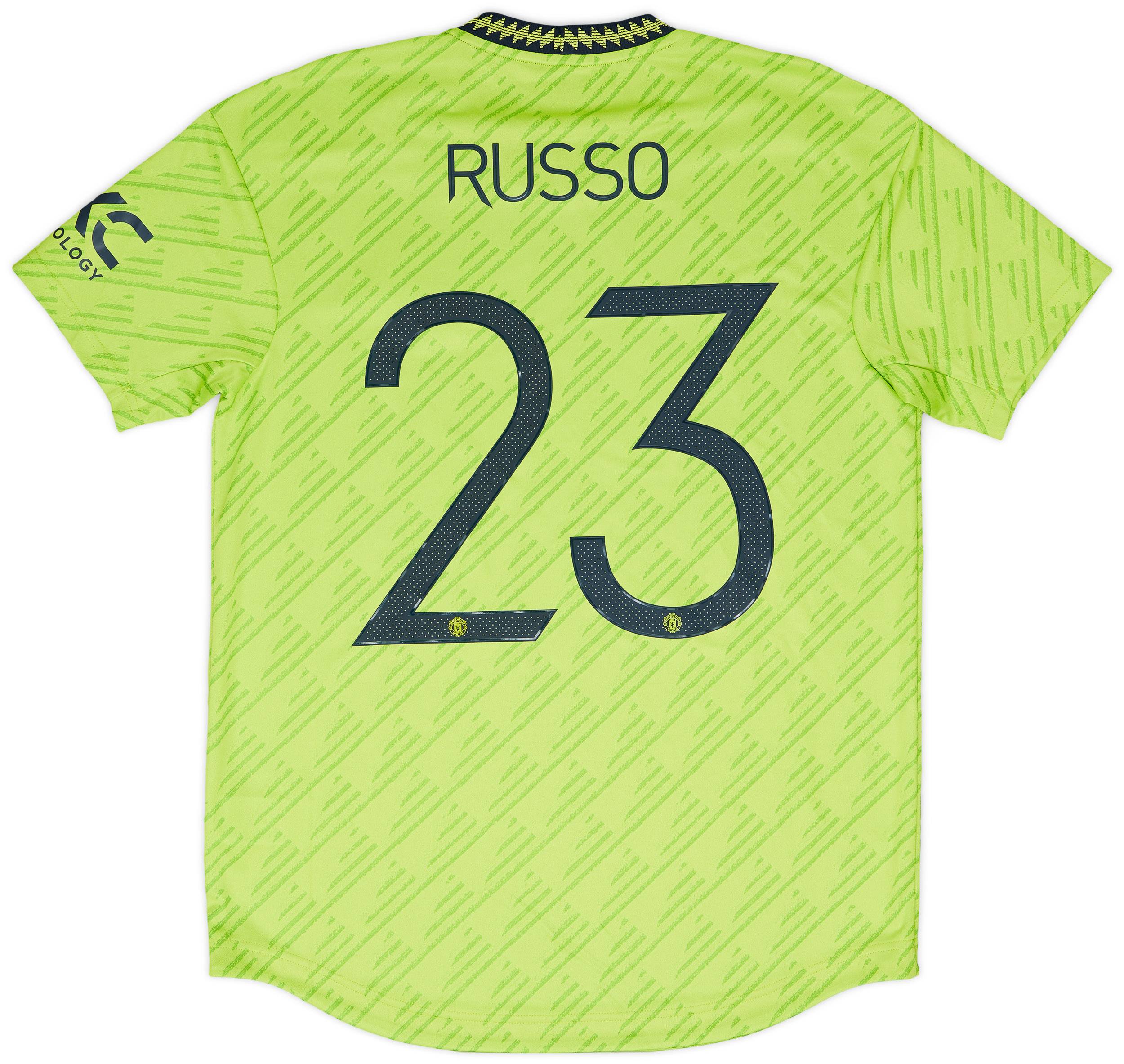 2022-23 Manchester United Authentic Third Shirt Russo #23 (L)