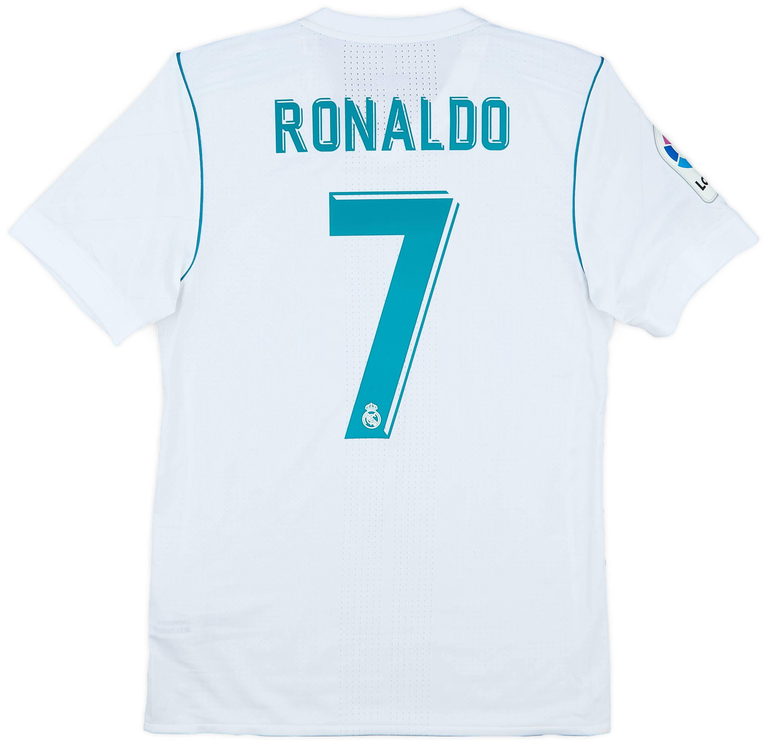 2017-18 Real Madrid Authentic Home Shirt Ronaldo #7 (M)