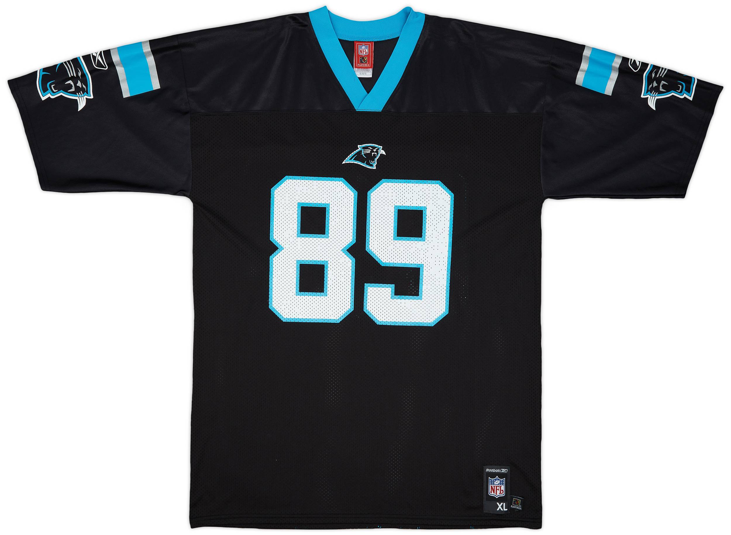 2005-06 Carolina Panthers Smith #89 Reebok Replica Home Jersey - 9/10 - (XL)