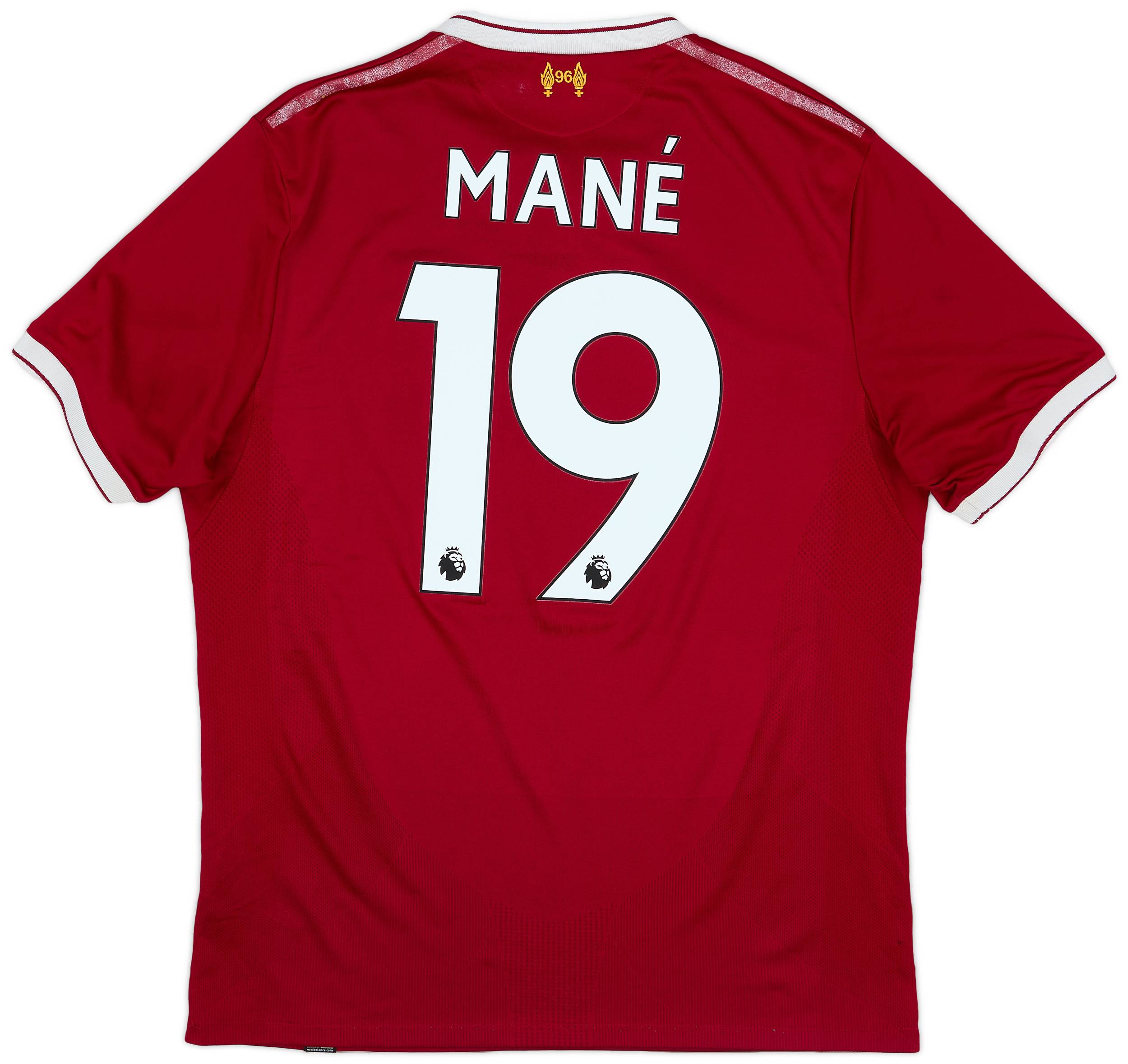 2017-18 Liverpool 125 Years Home Shirt Mane #19 5/10 (L)