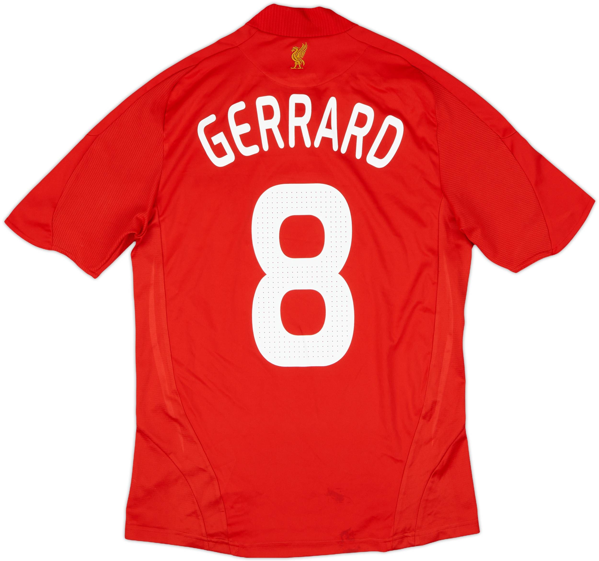 2008-10 Liverpool Home Shirt Gerrard #8 - 7/10 - (S)
