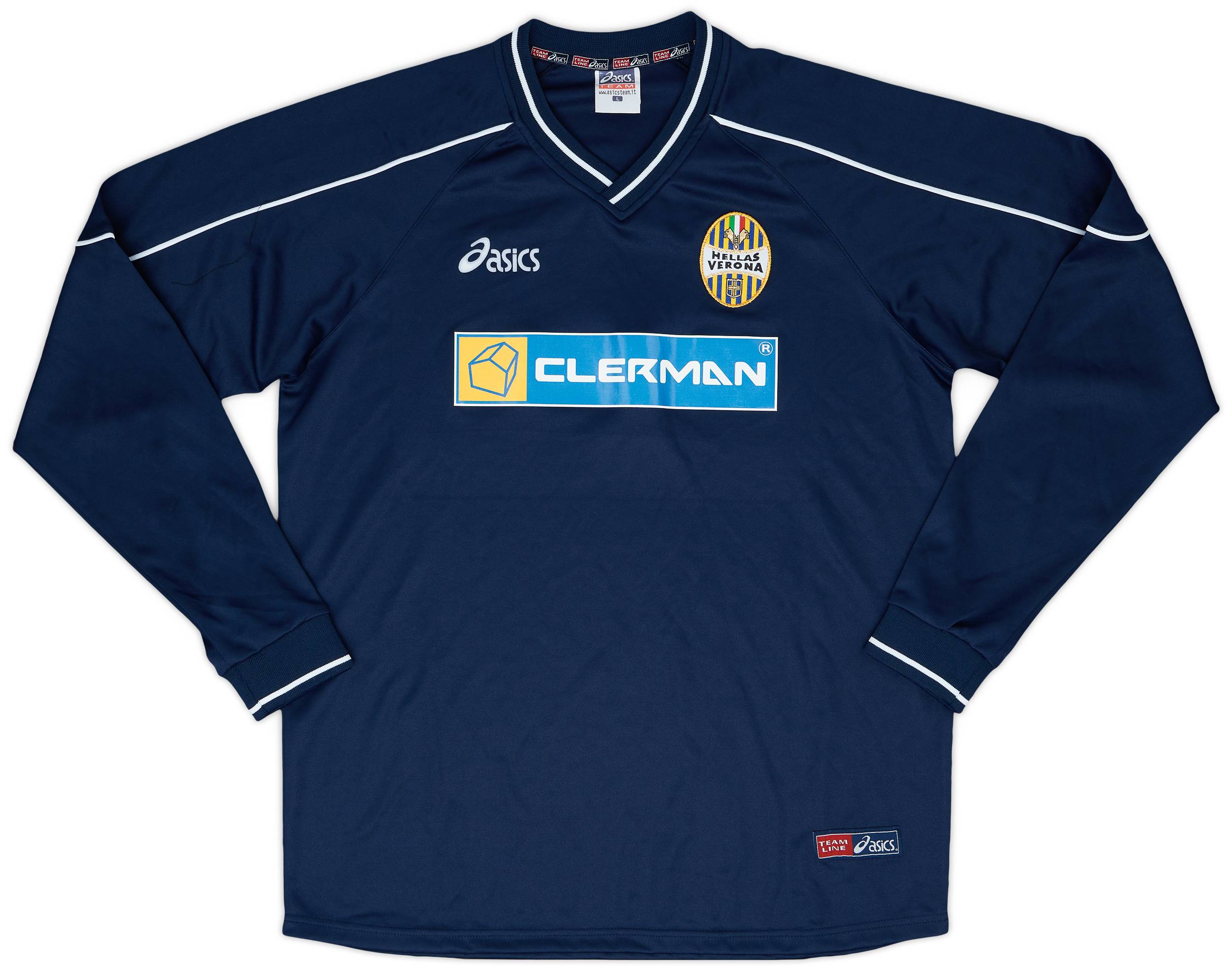 2004-05 Hellas Verona Asics Training L/S Shirt - 8/10 - (L)