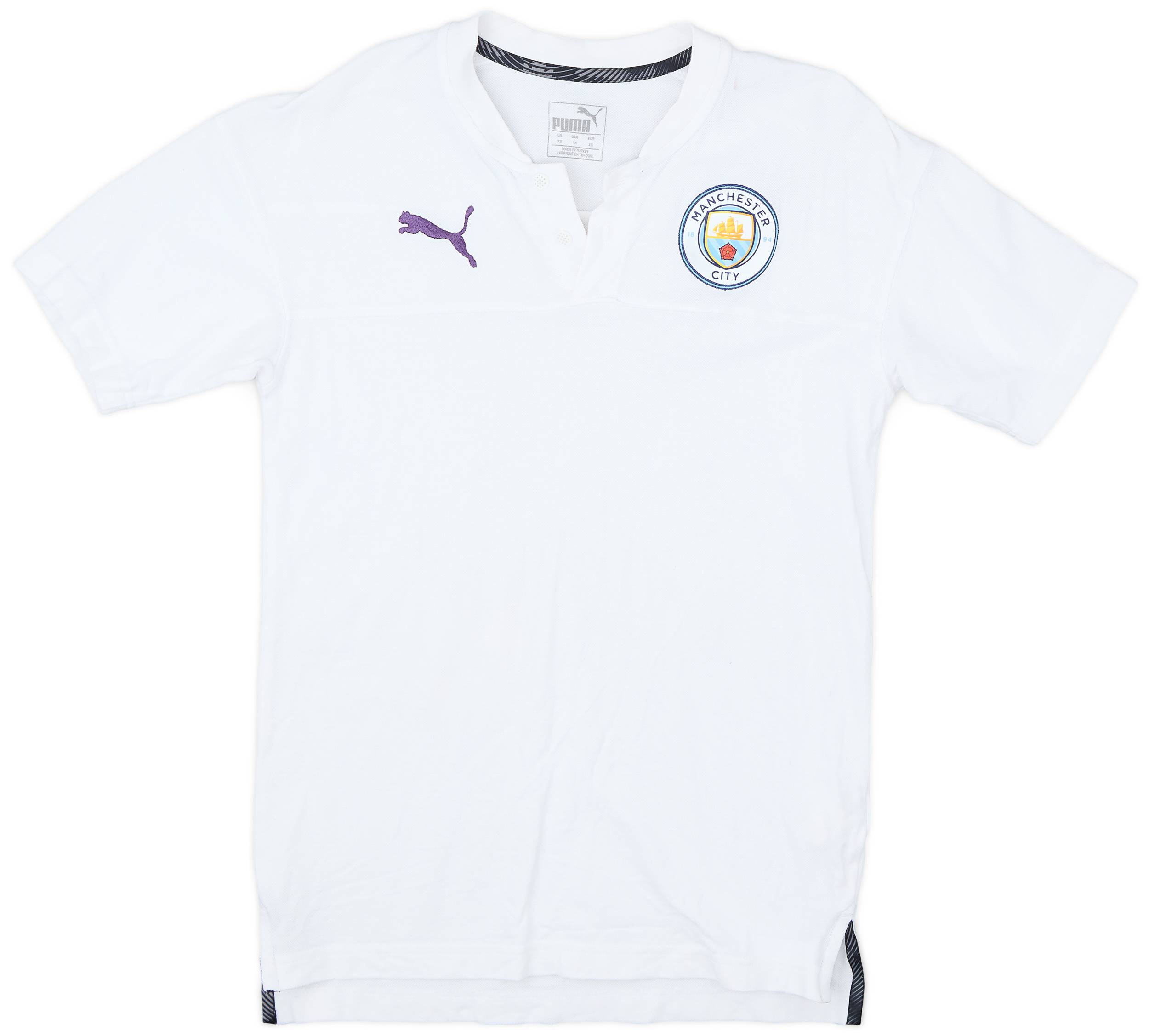 2019-20 Manchester City Puma Polo Shirt - 8/10 - (XS)
